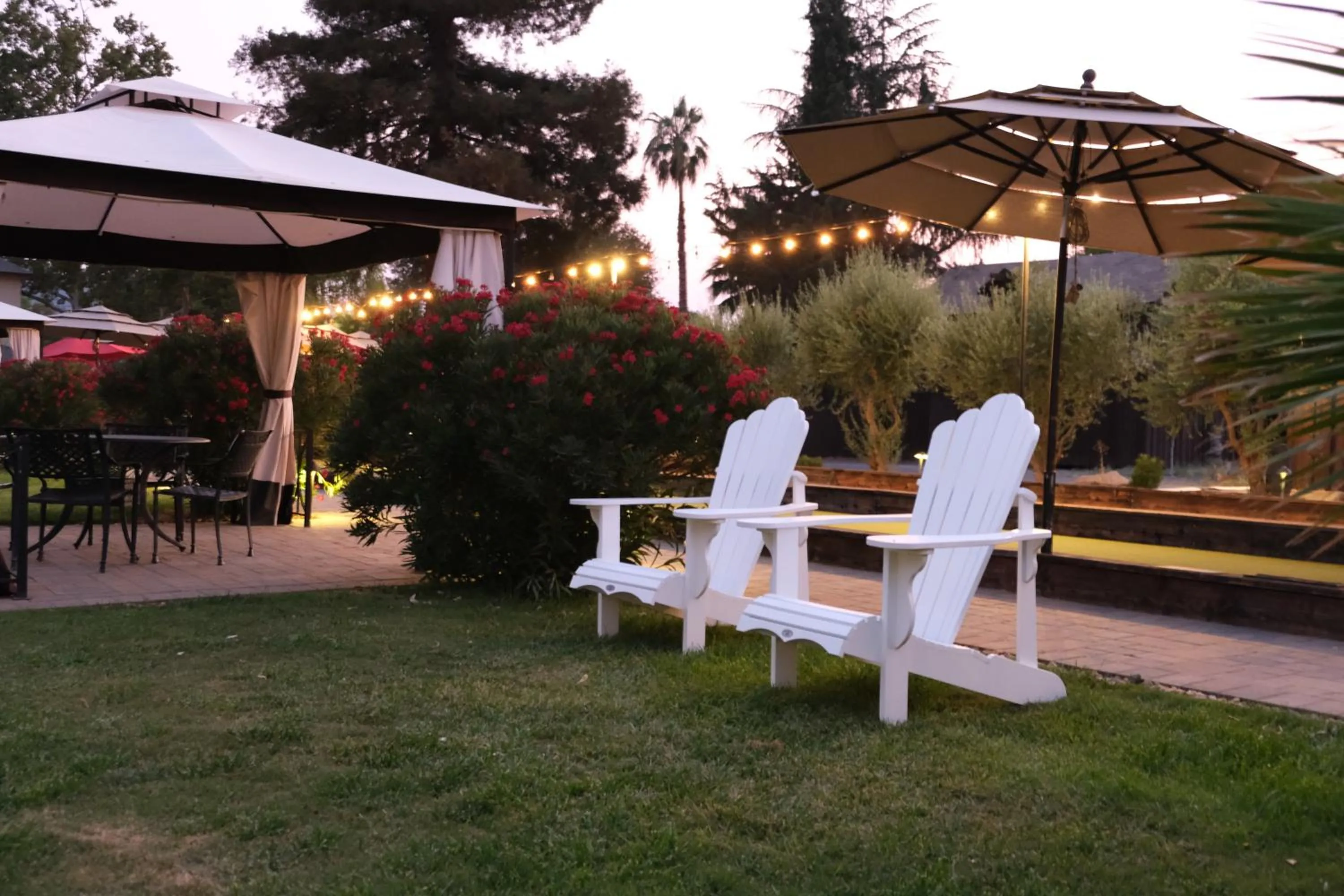 Patio in Golden Haven Hot Springs