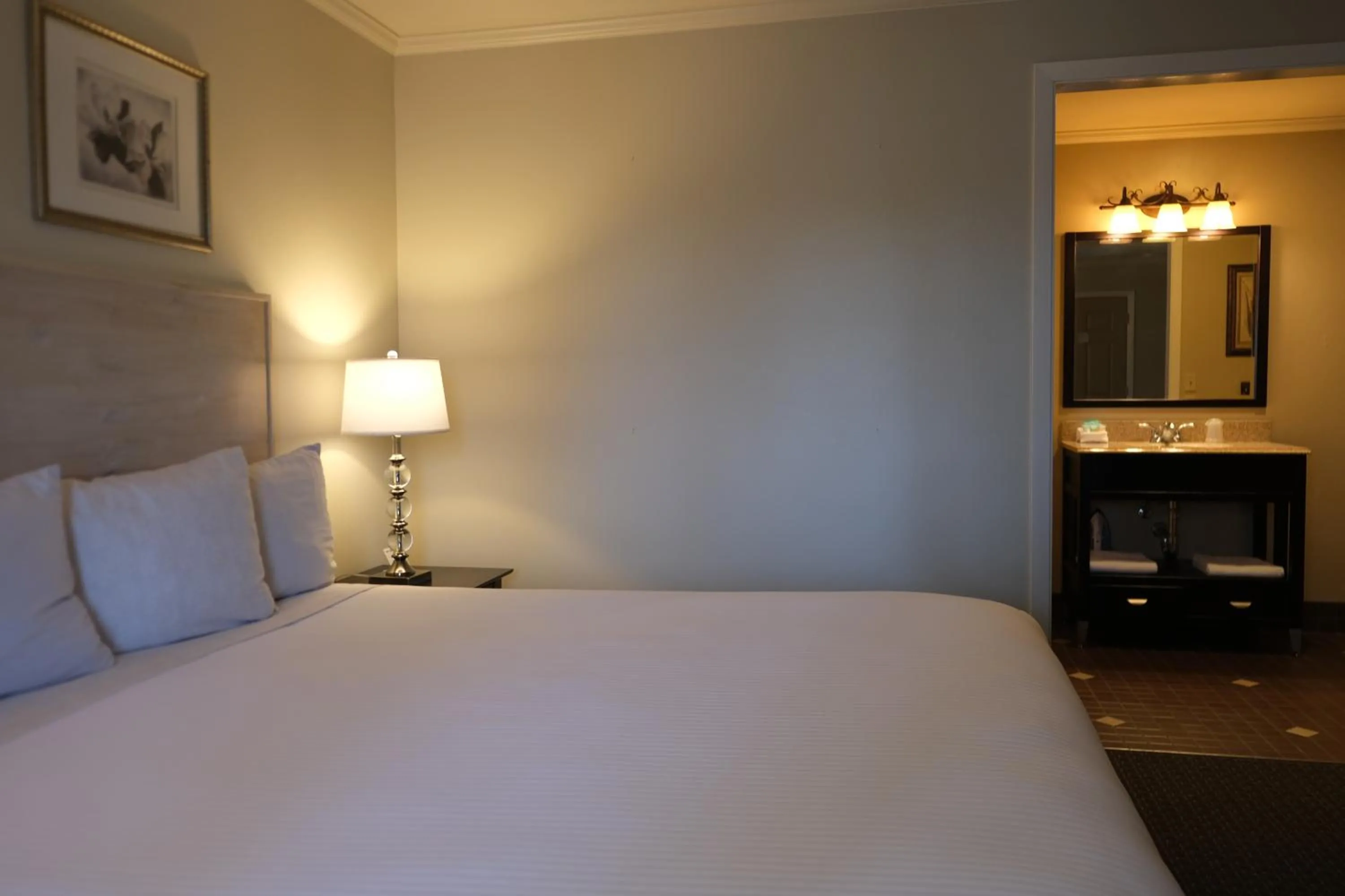 Bed in Golden Haven Hot Springs