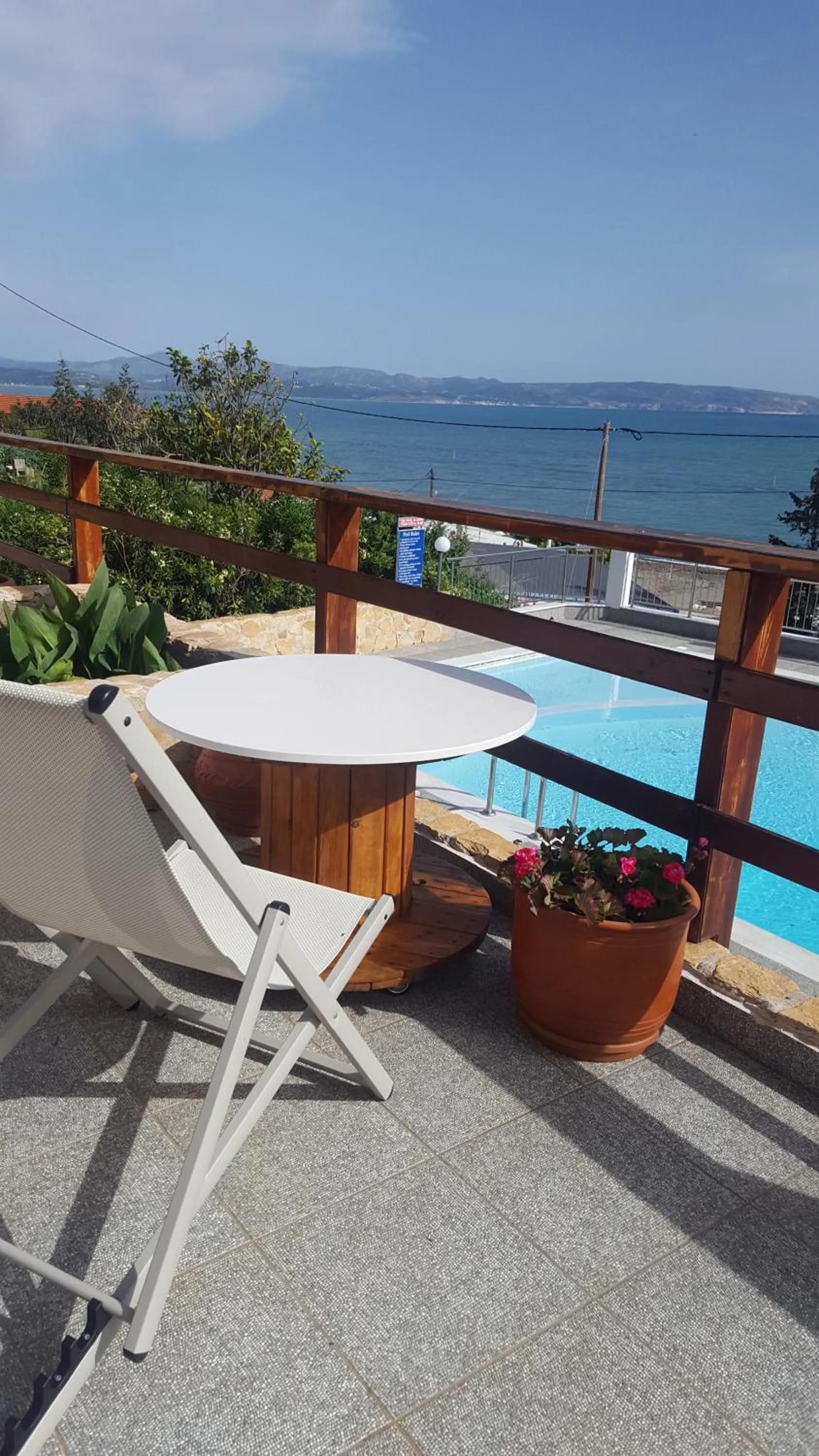 Patio in Sky Beach Hotel