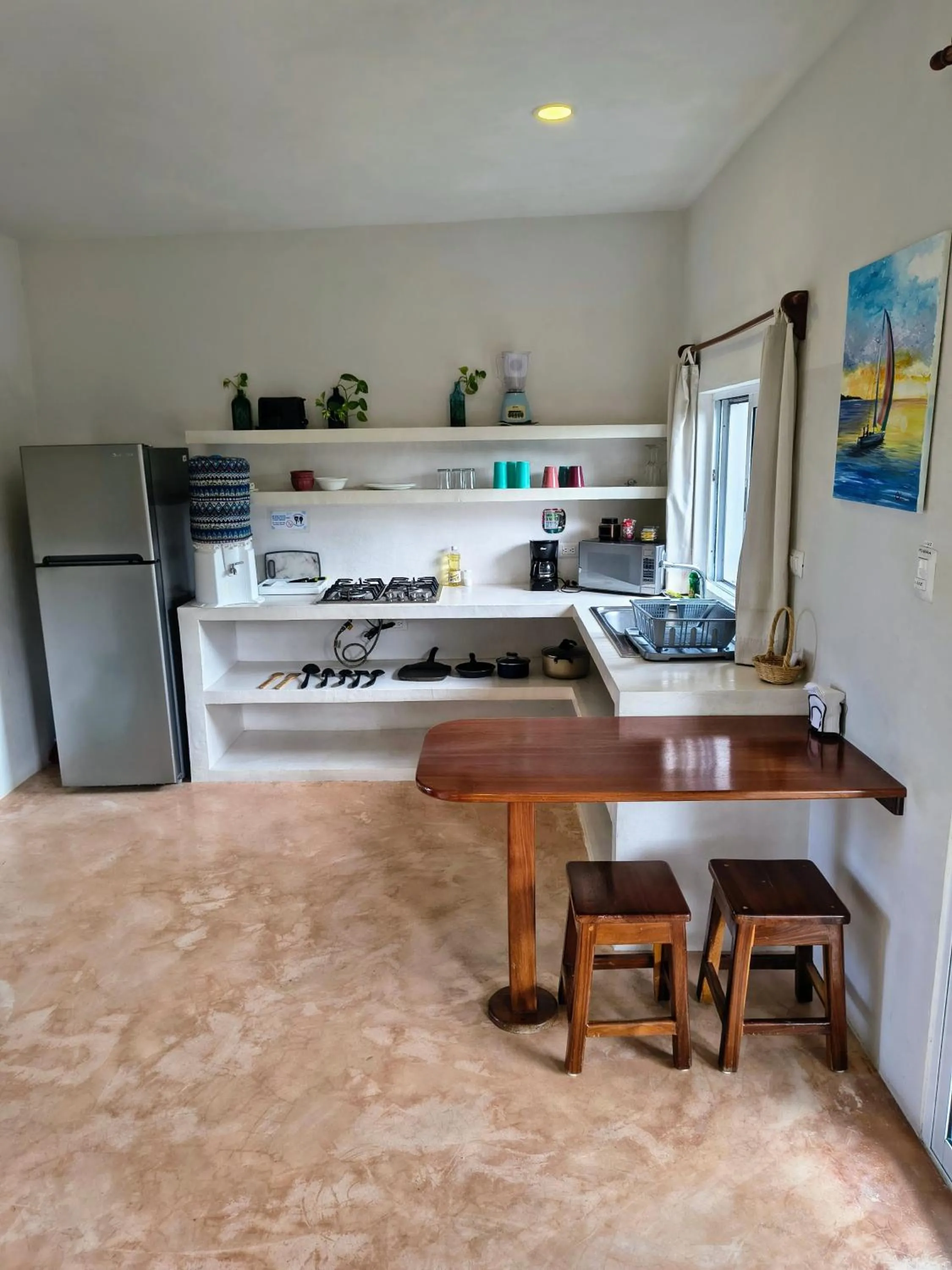 Kitchen or kitchenette in Hotel & Suites Oasis Bacalar