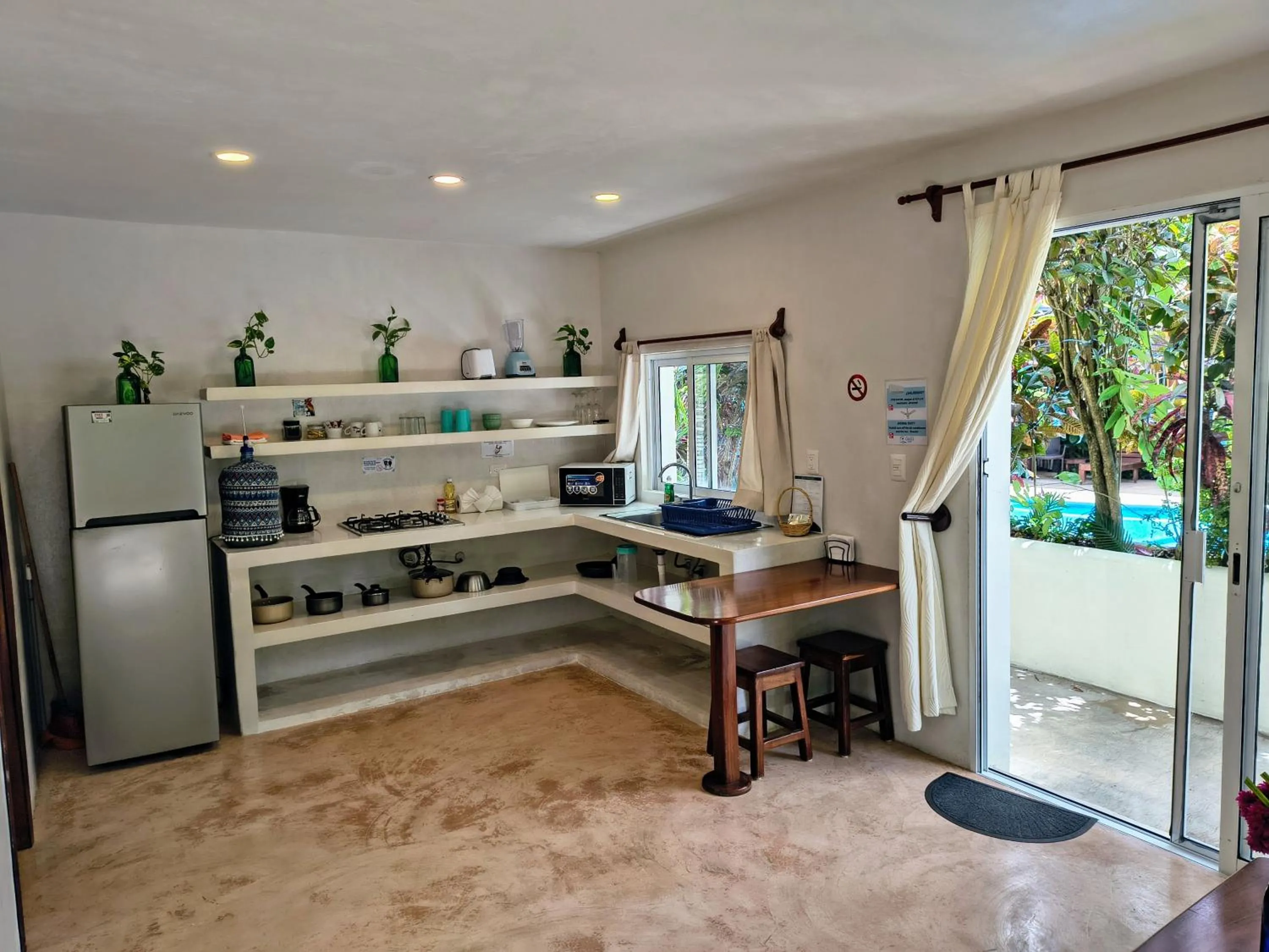 Kitchen or kitchenette in Hotel & Suites Oasis Bacalar