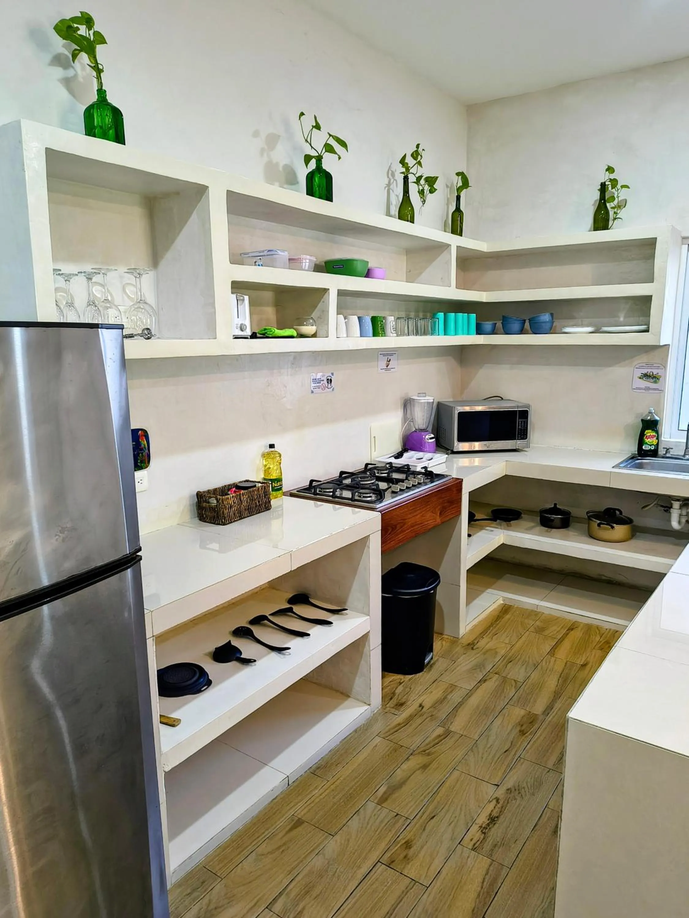 Kitchen or kitchenette in Hotel & Suites Oasis Bacalar