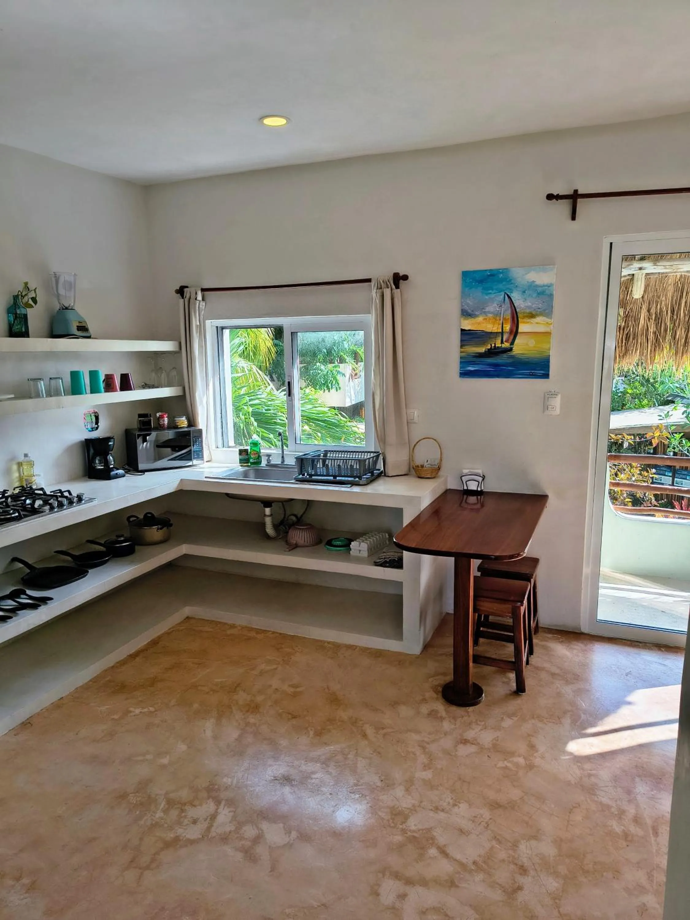 Kitchen or kitchenette in Hotel & Suites Oasis Bacalar