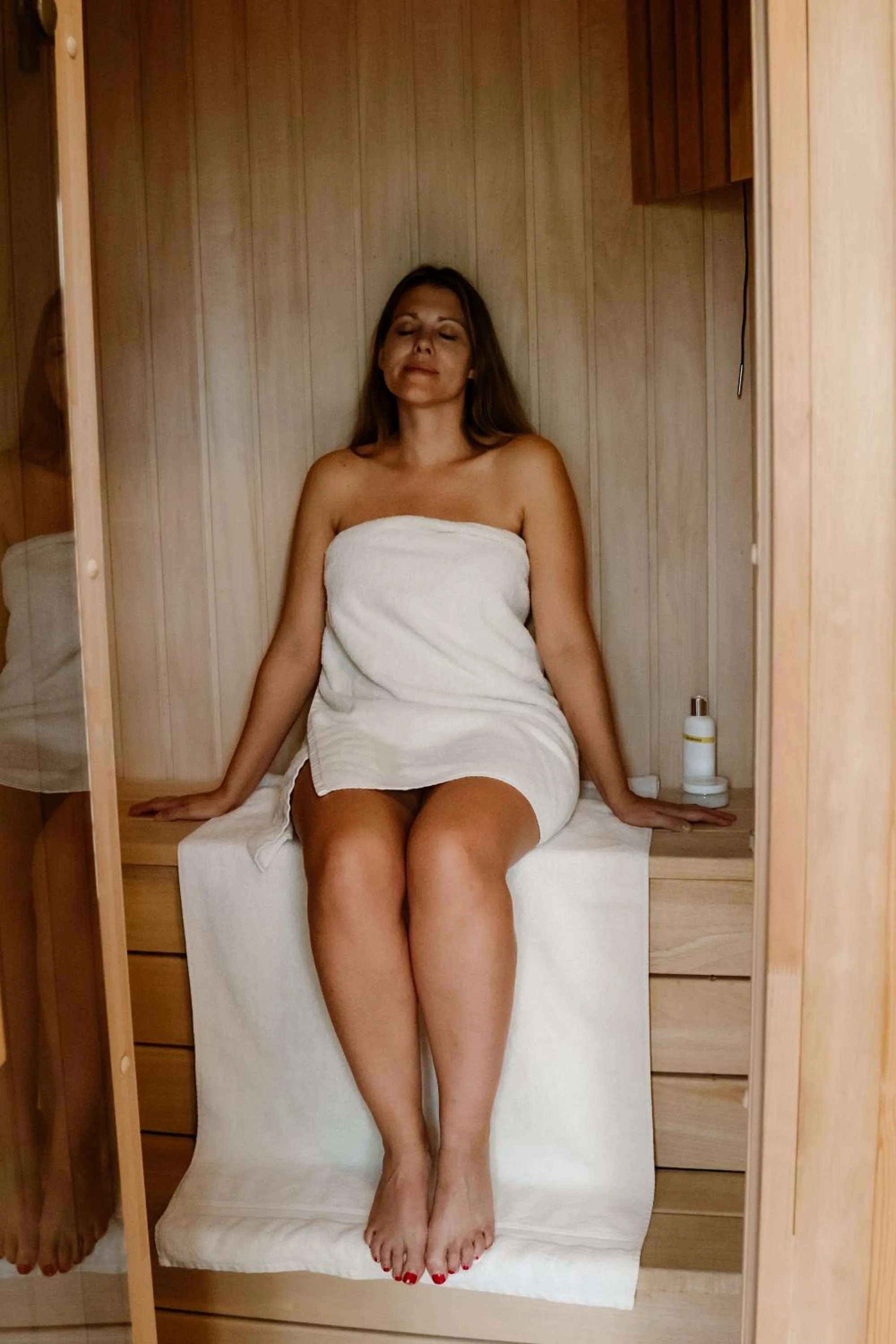 Sauna in Thermae Grimbergen Hotel
