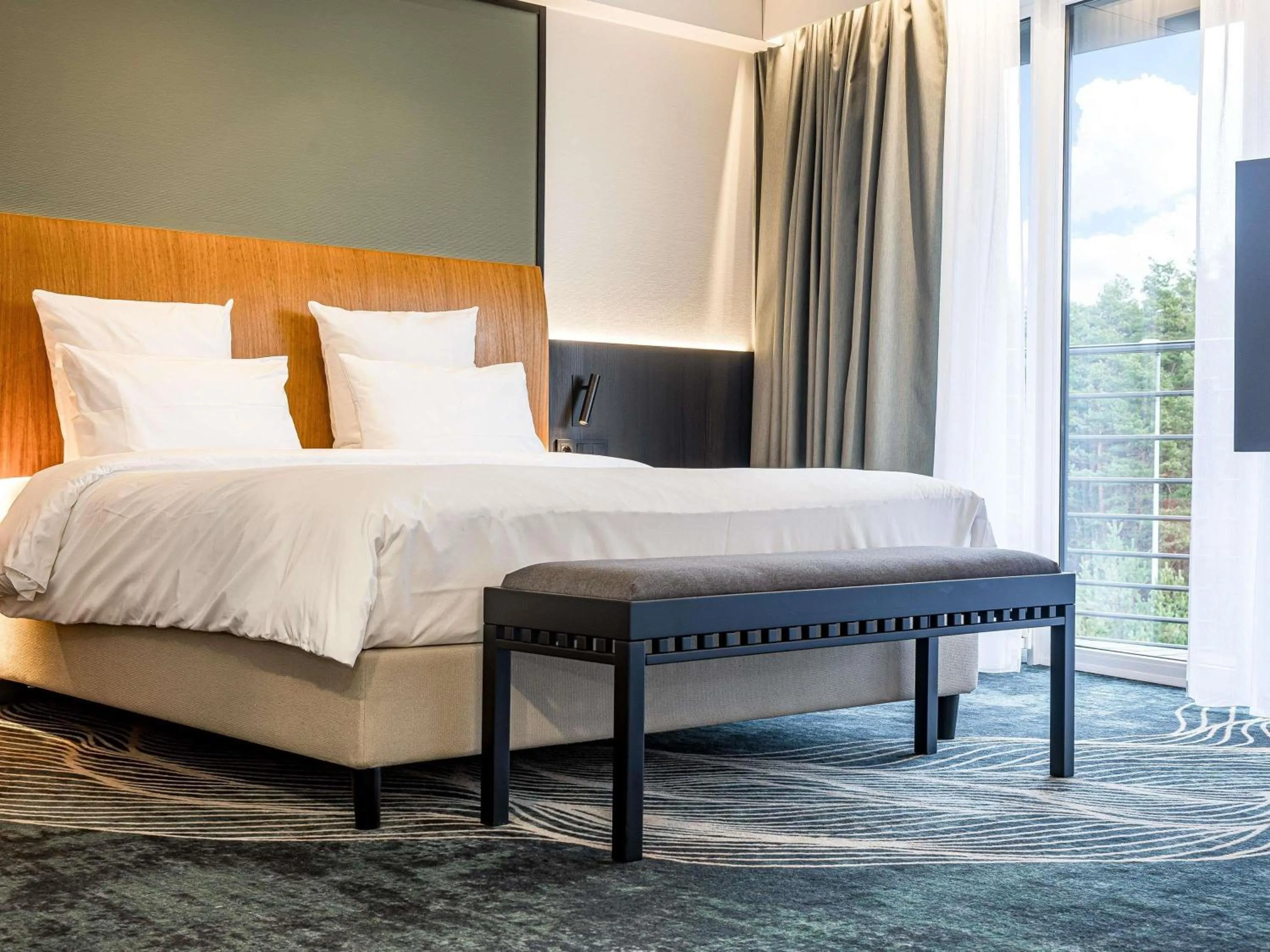 Bedroom, Bed in Mercure Palanga Vanagupe Resort & SPA