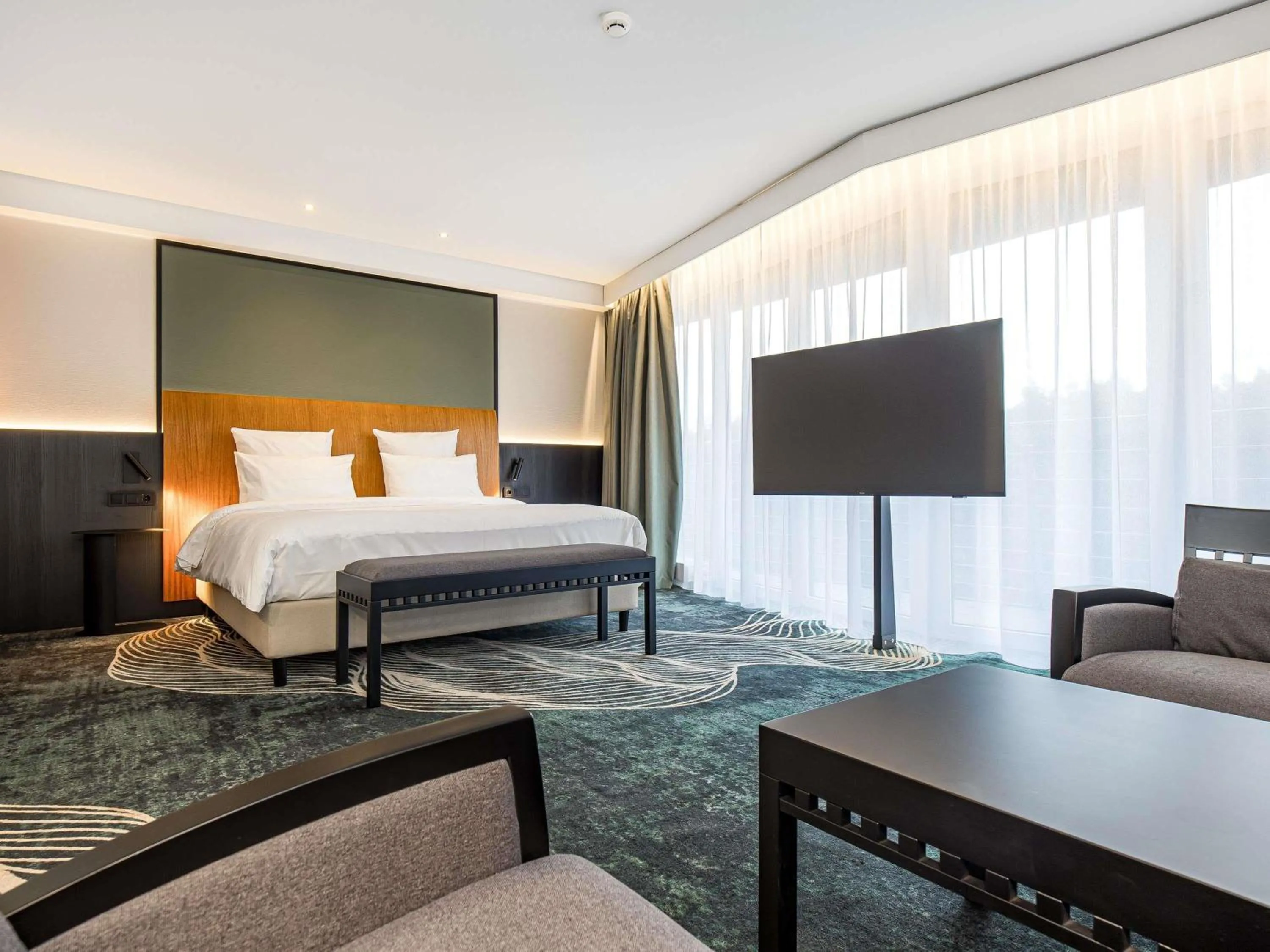 Bedroom, Bed in Mercure Palanga Vanagupe Resort & SPA