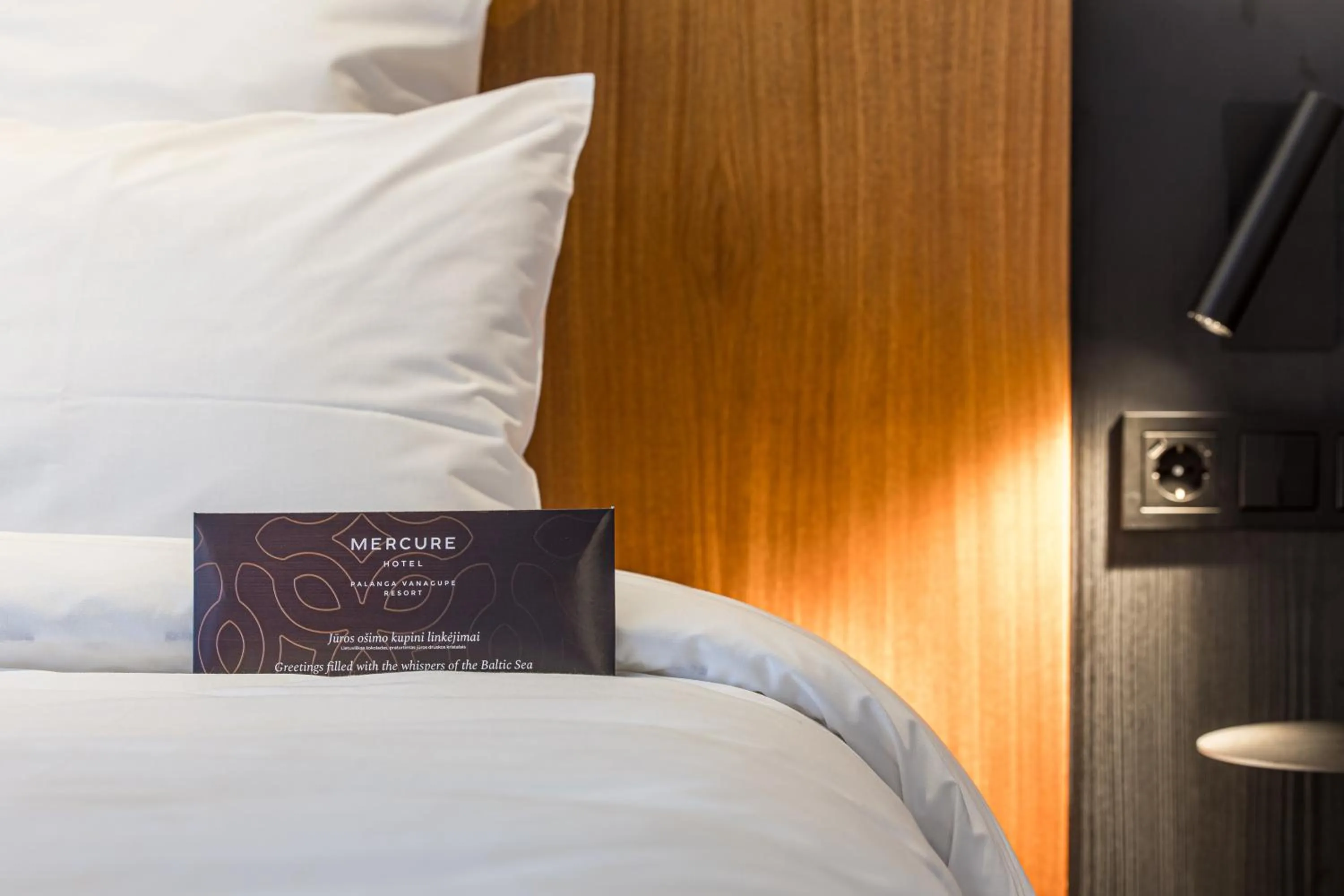 Bed in Mercure Palanga Vanagupe Resort & SPA