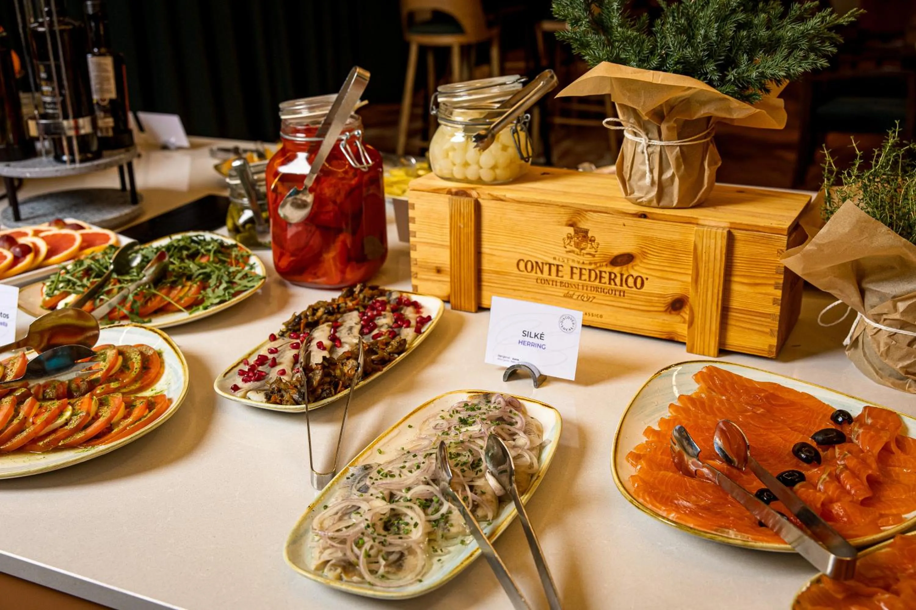 Breakfast in Mercure Palanga Vanagupe Resort & SPA