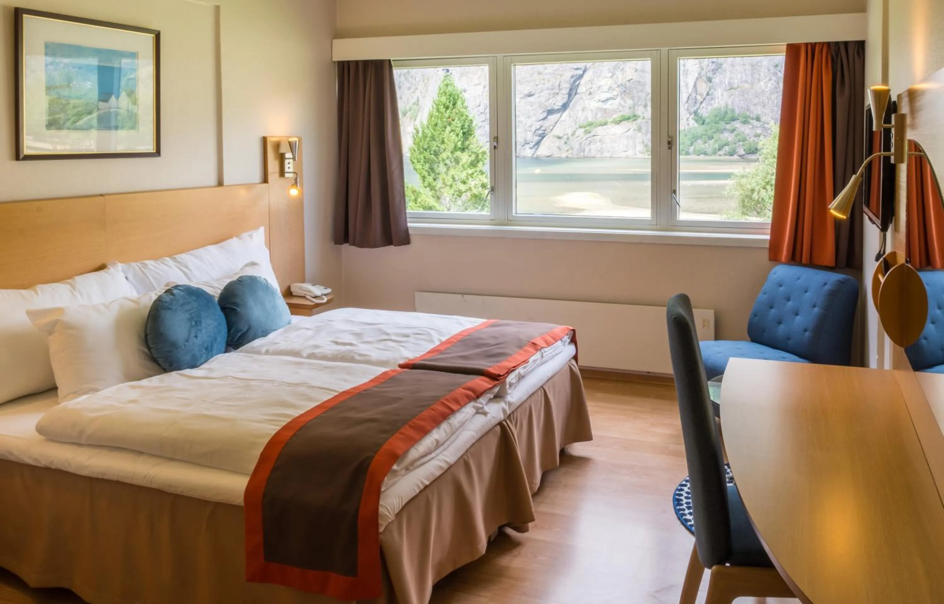 Bed in Lærdal Hotel