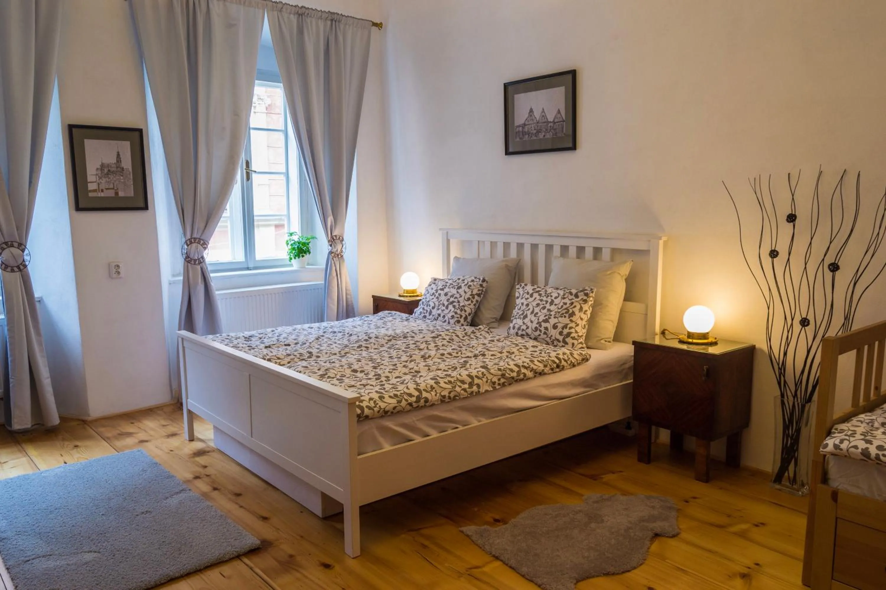 Bed in B&B Krumlov