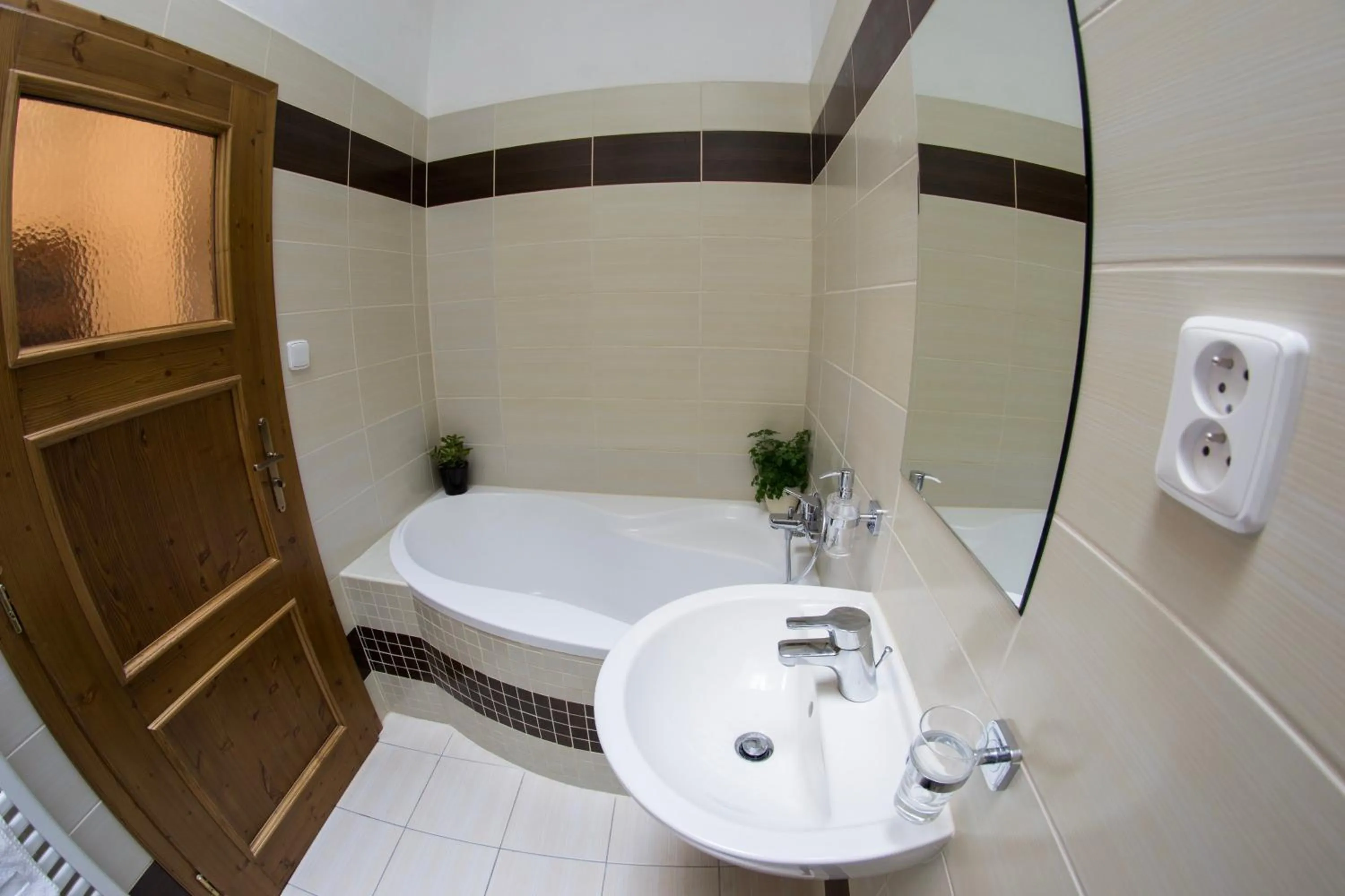 Bathroom in B&B Krumlov