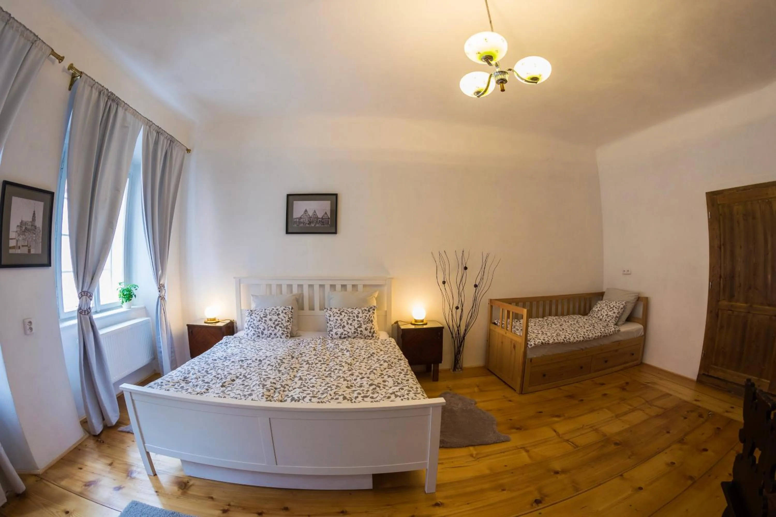 Bed in B&B Krumlov