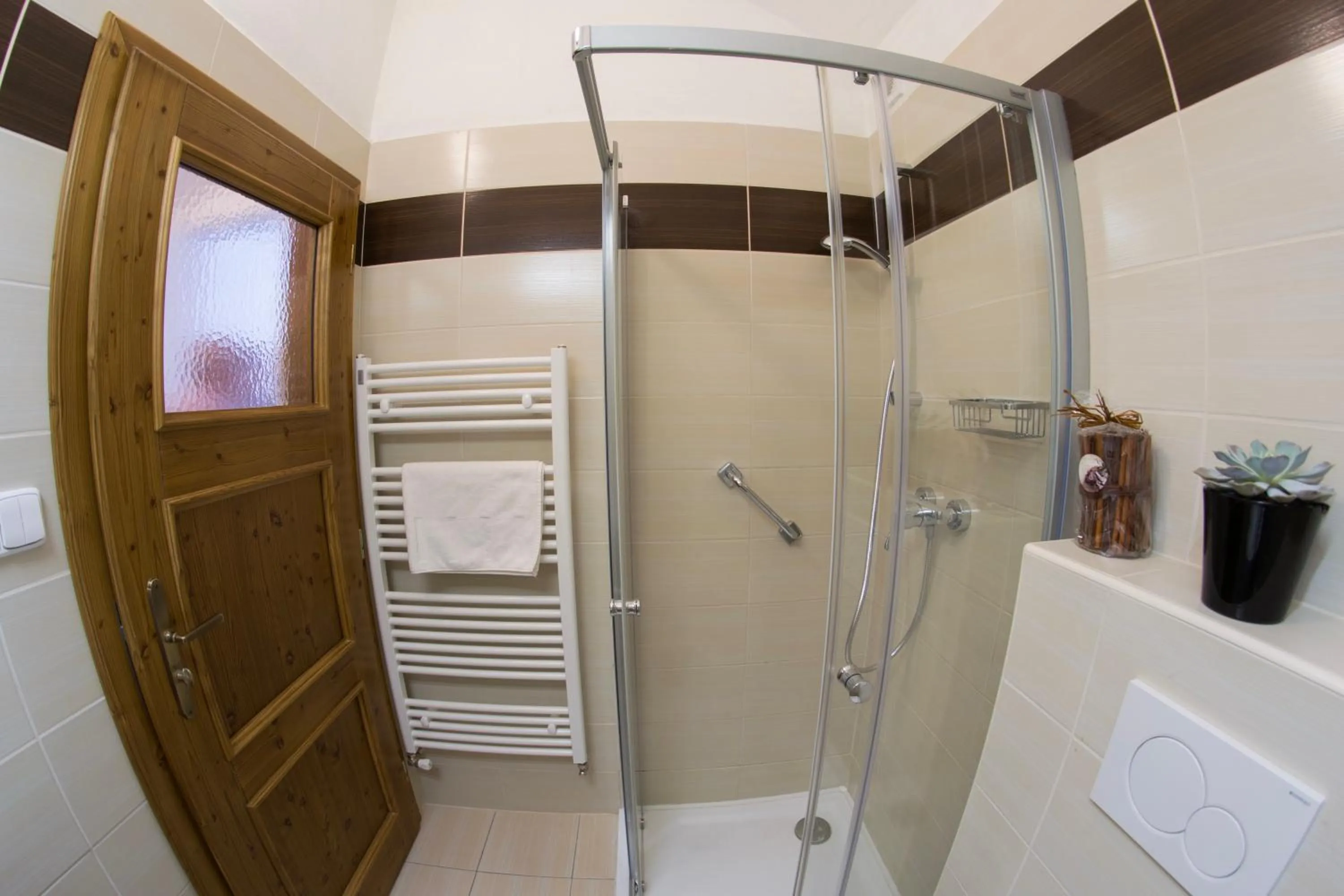 Shower in B&B Krumlov