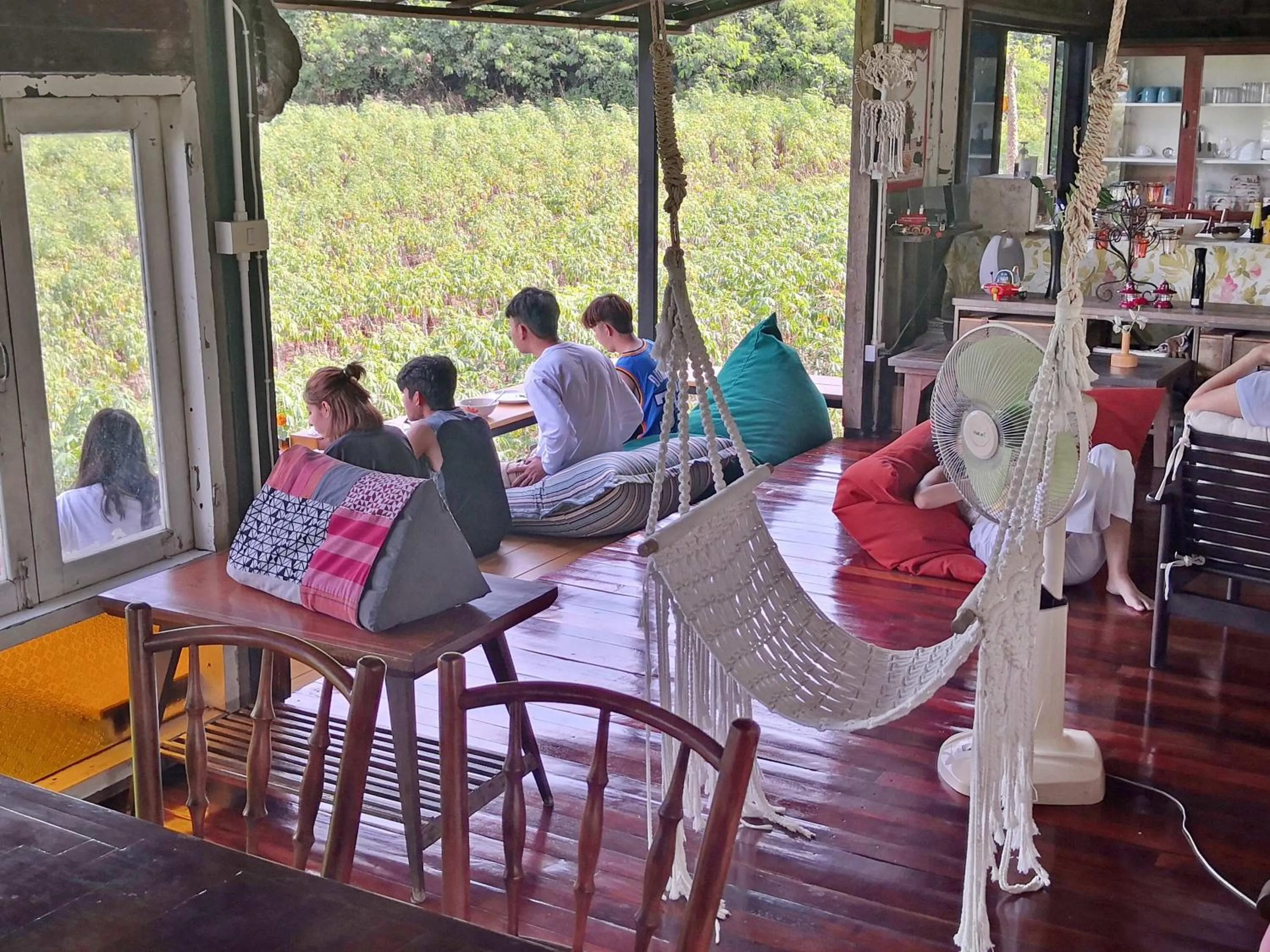 Lounge or bar in Tantai Eco Farm Stay At Khao Yai
