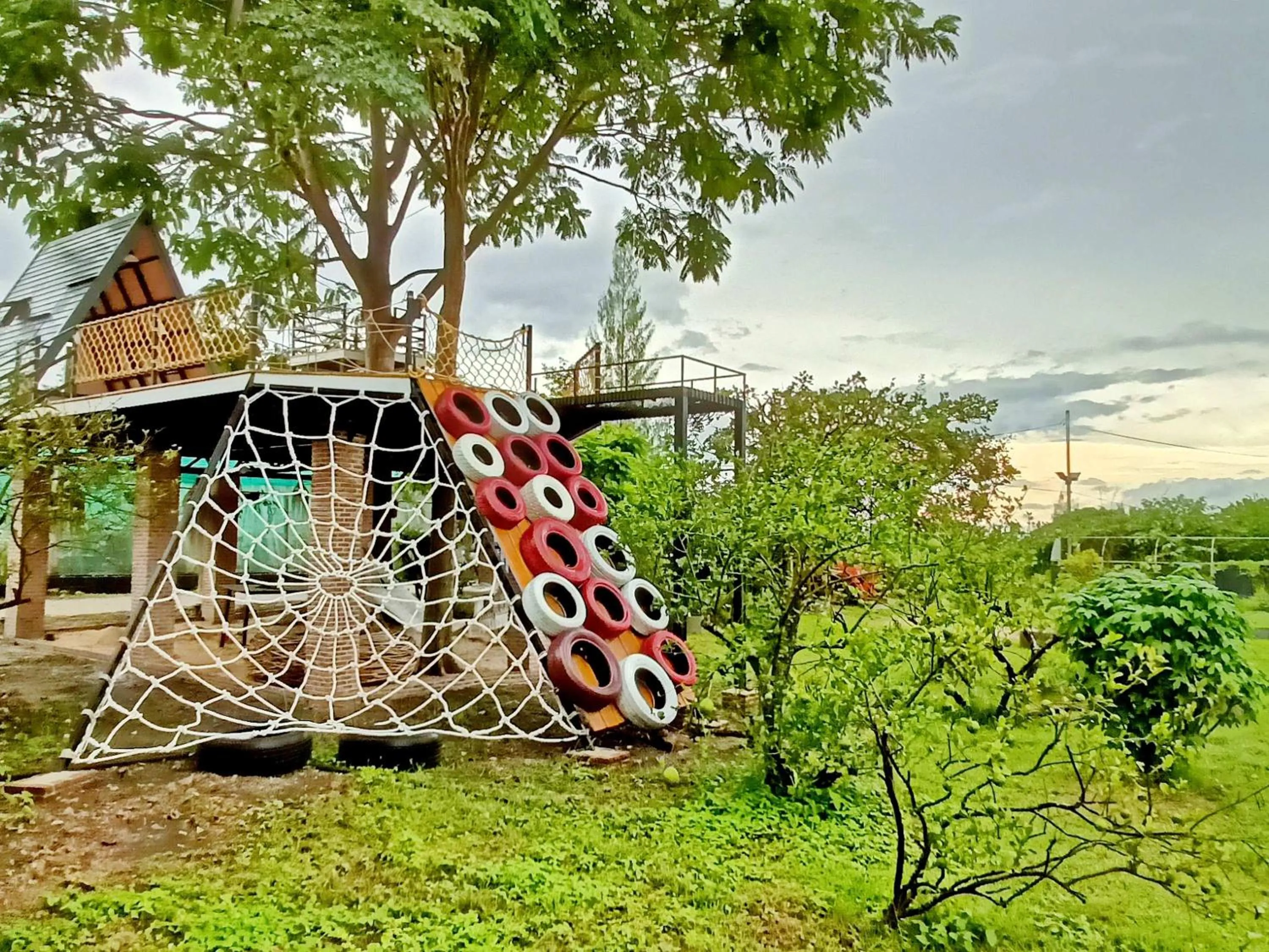 Children play ground in Tantai Eco Farm Stay At Khao Yai