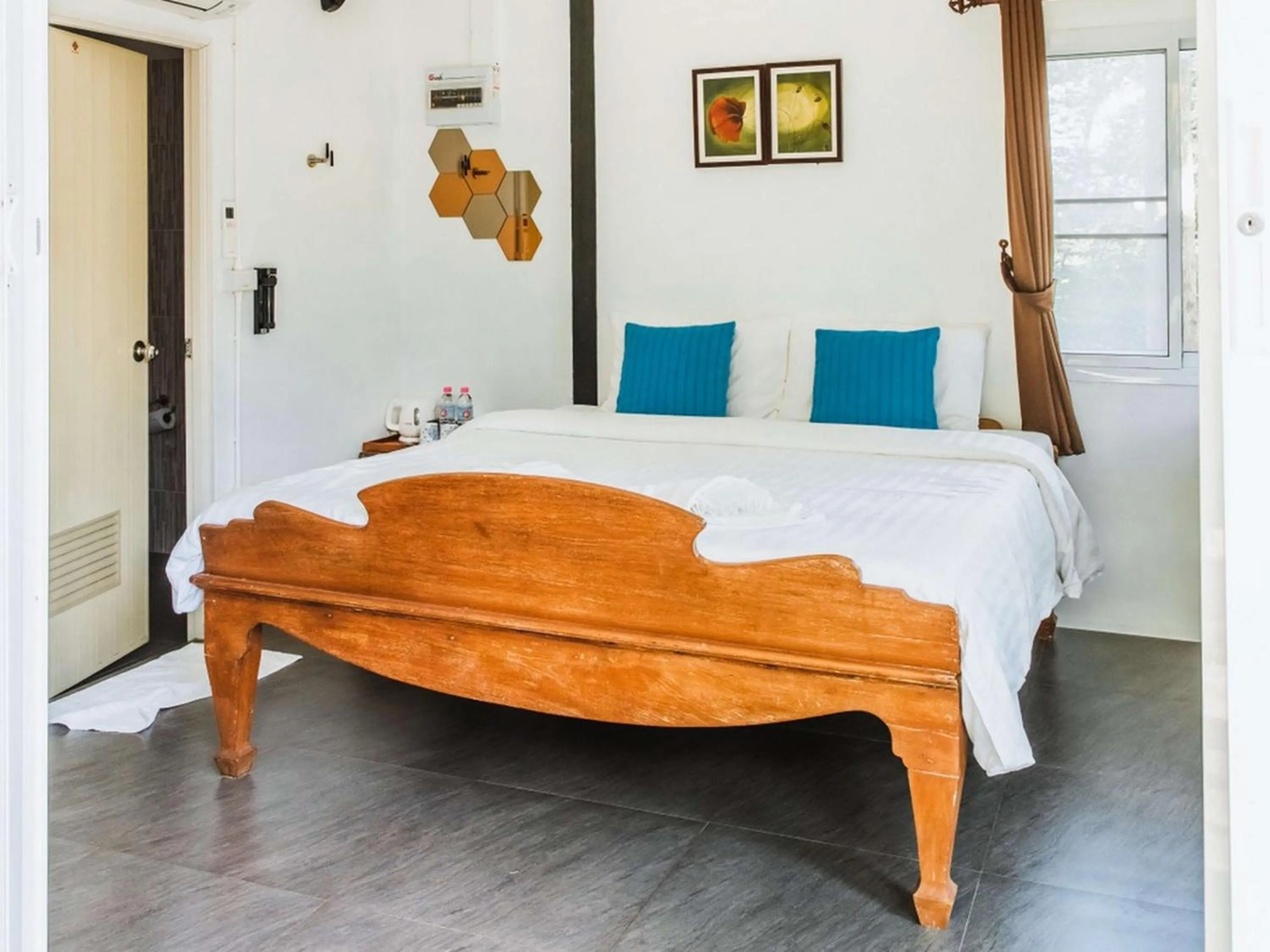 Bed in Tantai Eco Farm Stay At Khao Yai