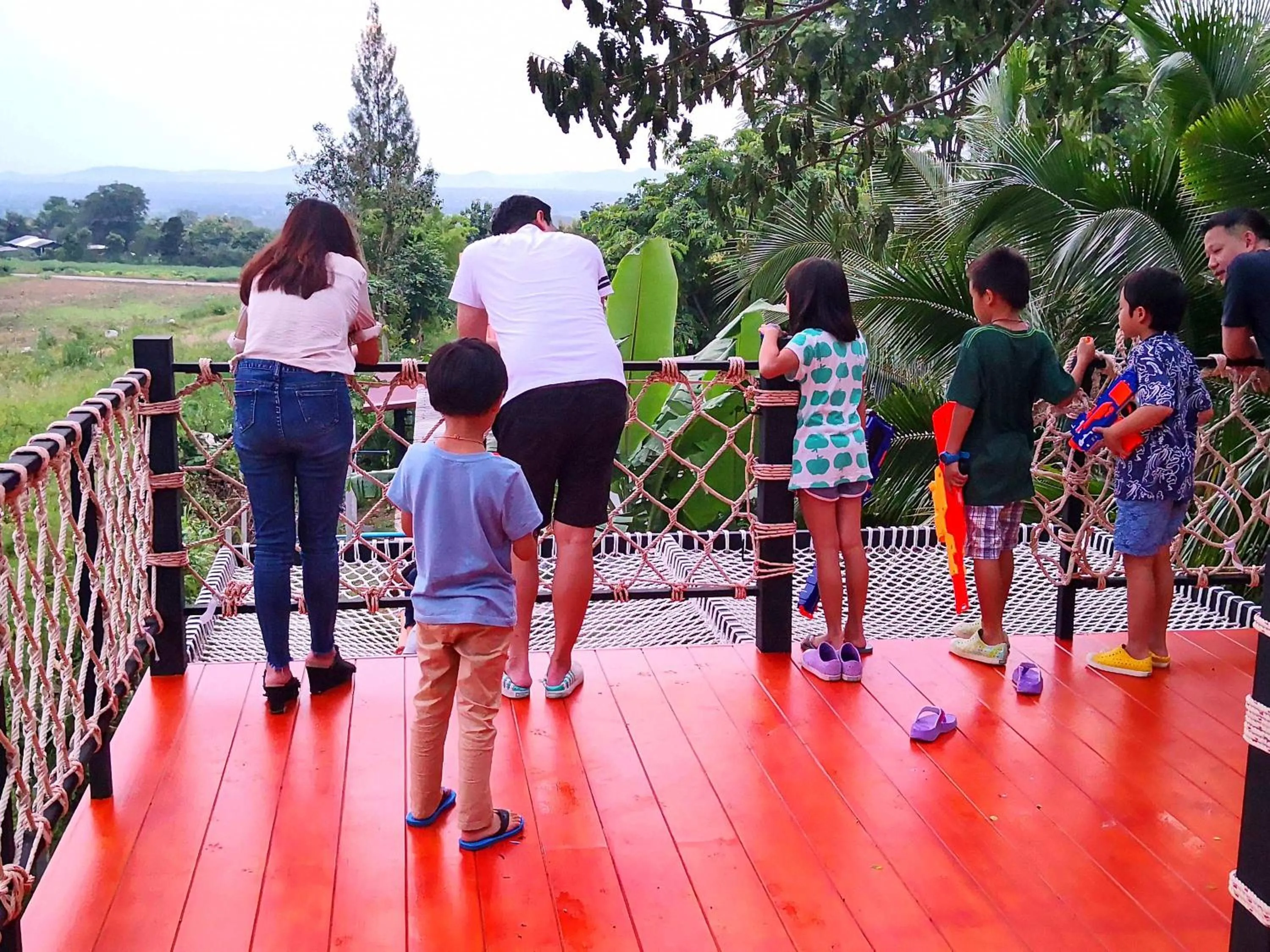 Children play ground in Tantai Eco Farm Stay At Khao Yai