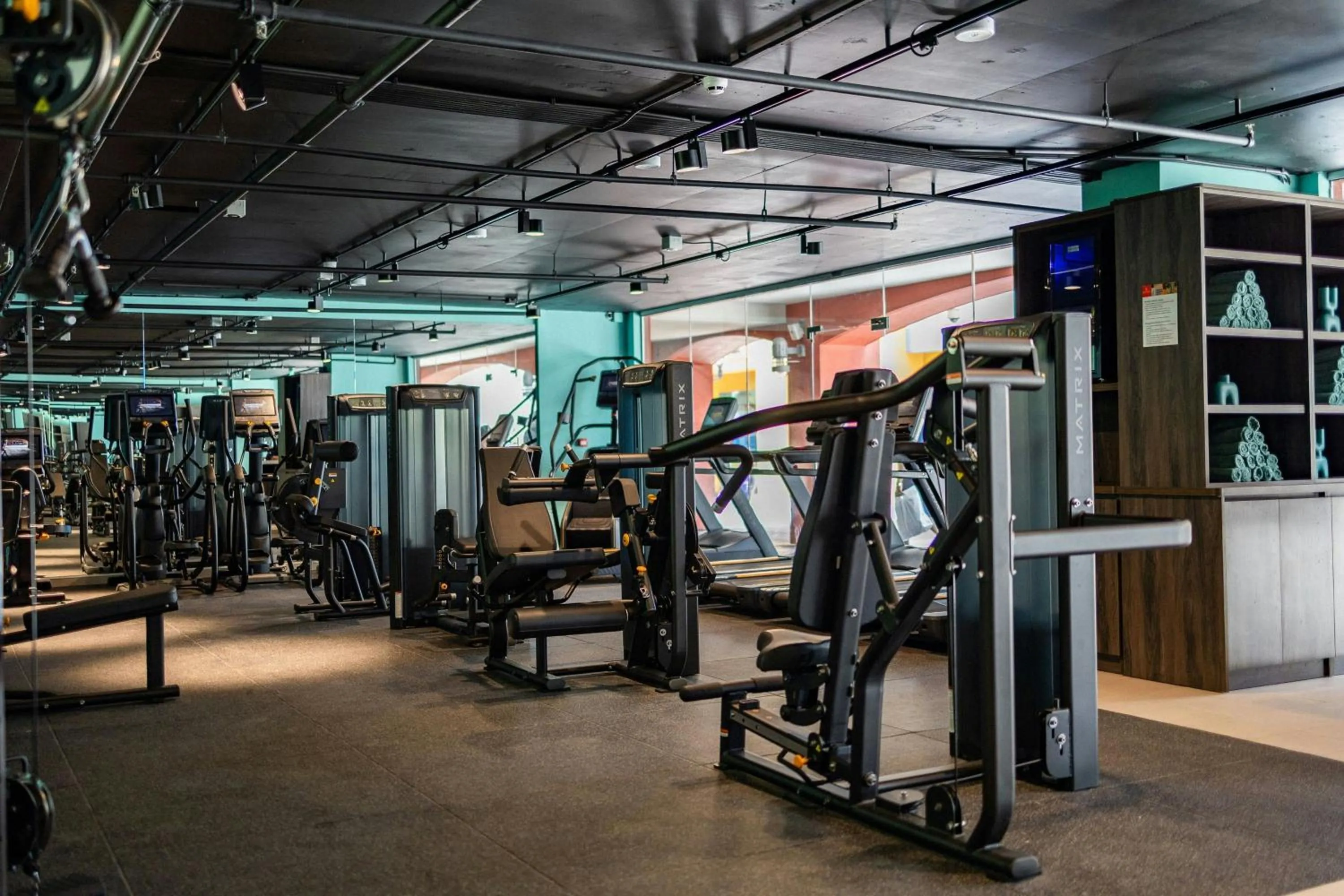 Fitness centre/facilities in Renaissance Wind Creek Curacao Resort