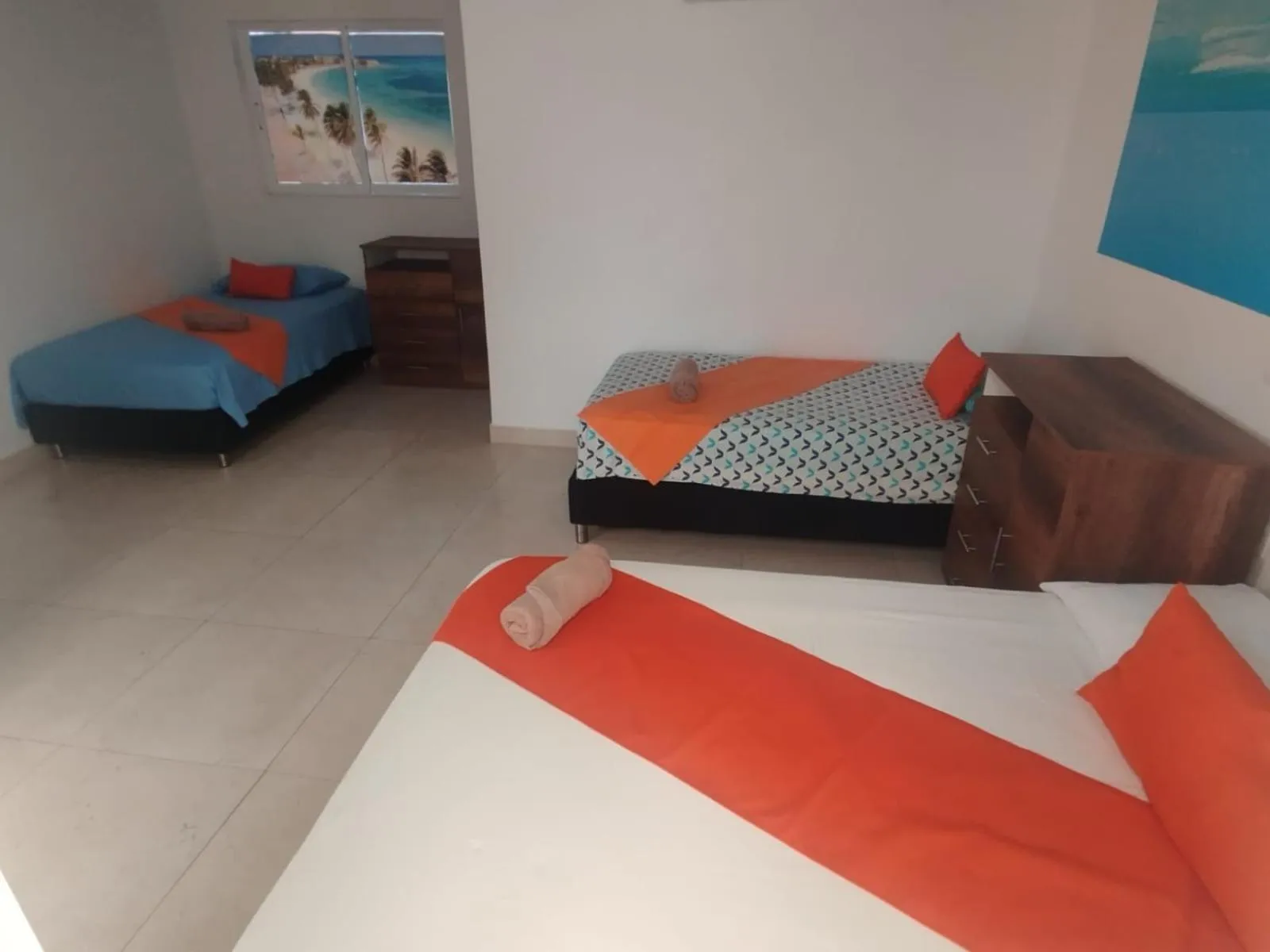 Bed in Hotel Mare Mare Inn