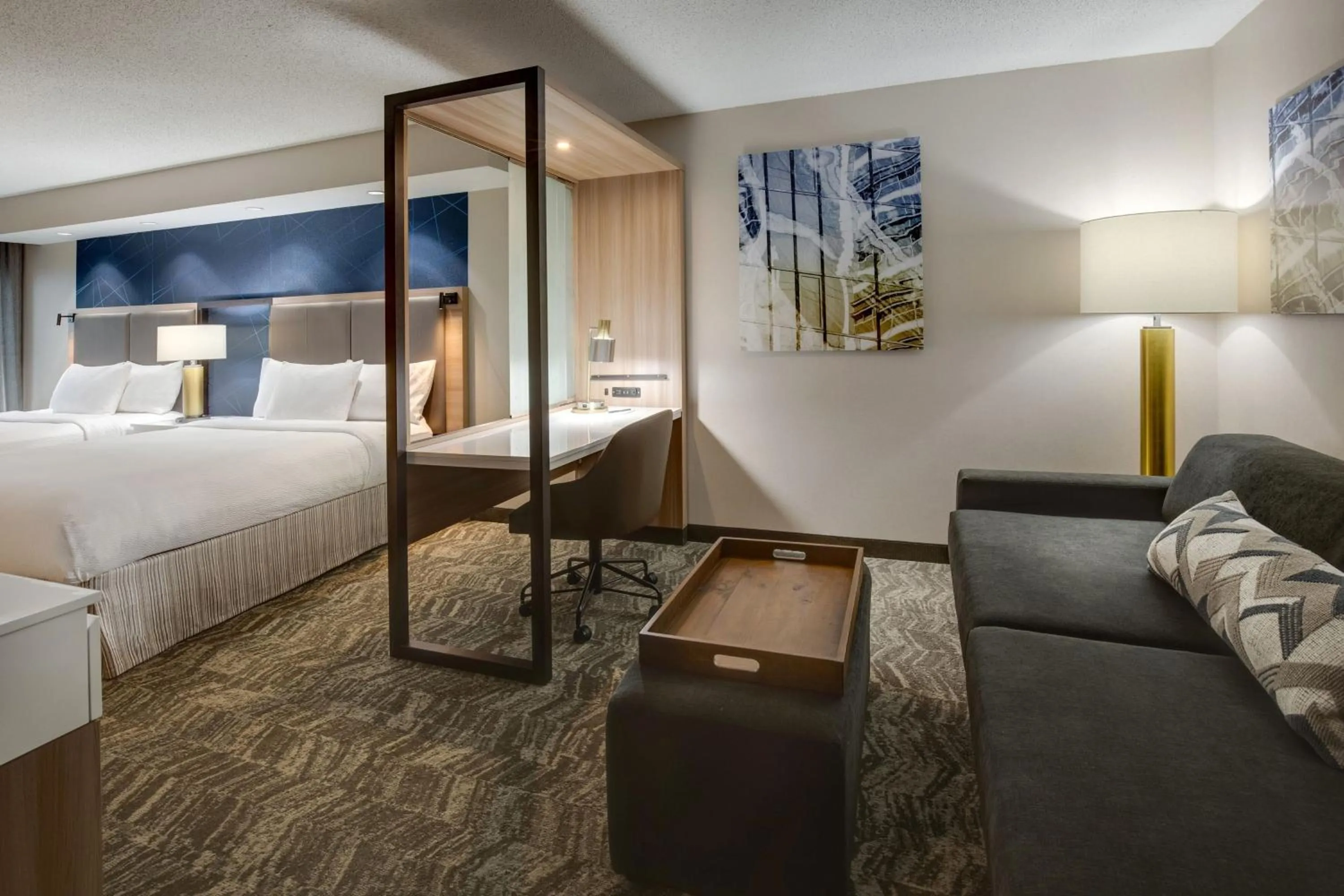 Bedroom, Bed in SpringHill Suites Dayton South/Miamisburg
