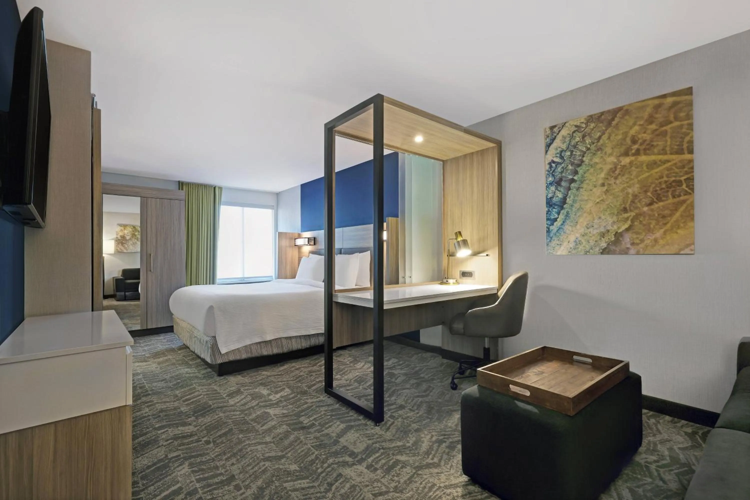 Bedroom, Bed in SpringHill Suites by Marriott Palm Desert