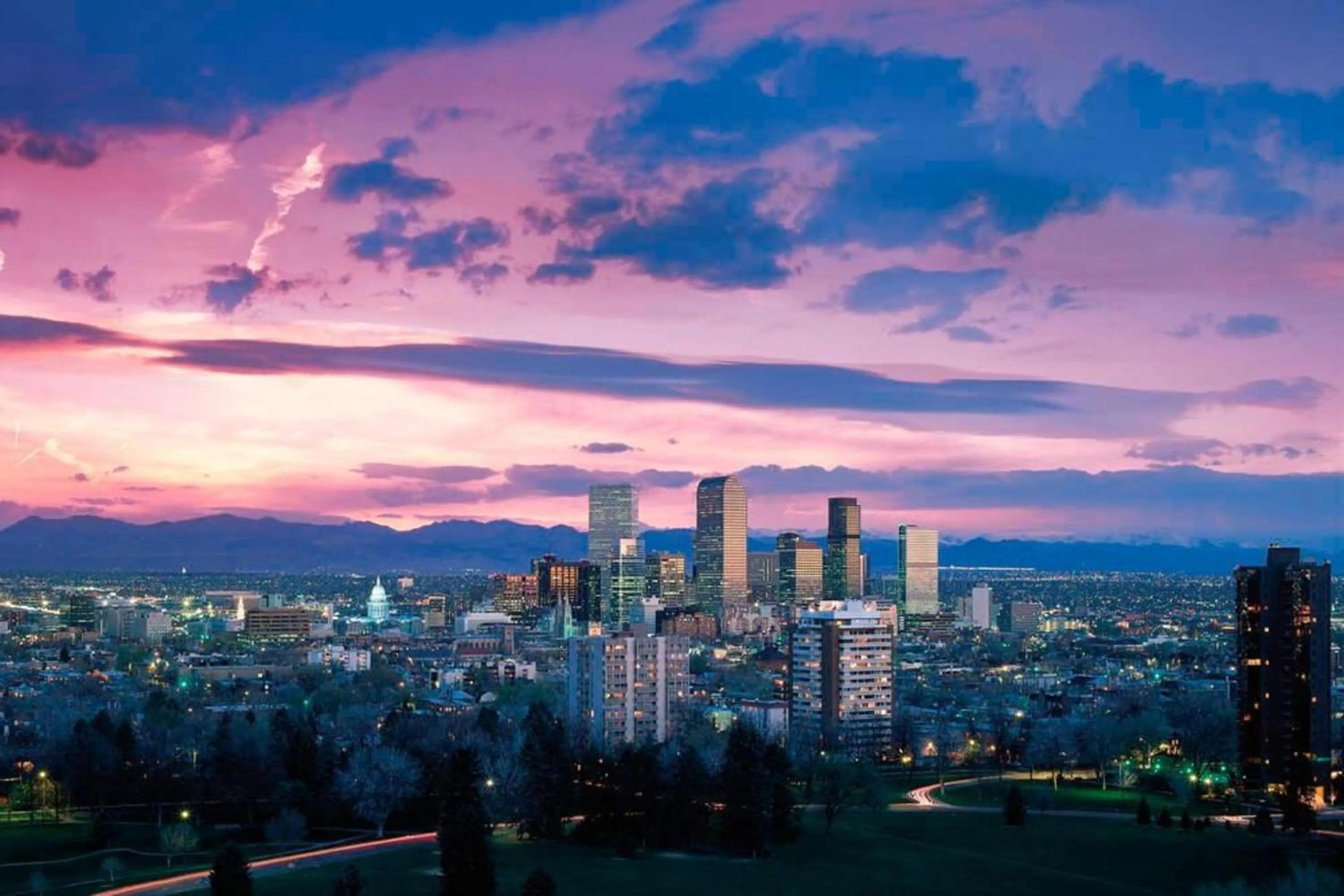 City view in TownePlace Suites by Marriott Denver Downtown