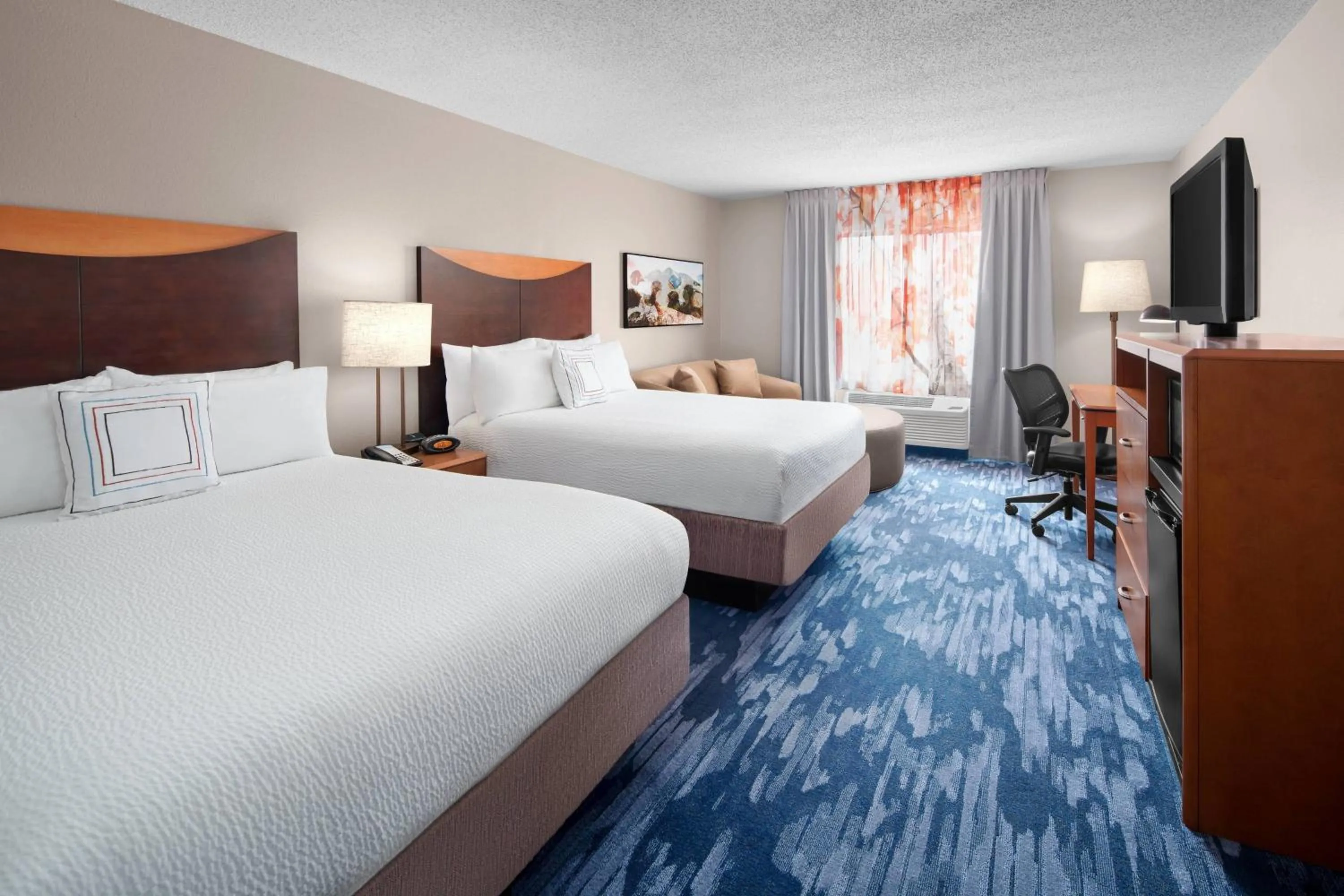 Photo of the whole room, Bed in Fairfield Inn & Suites Denver Airport