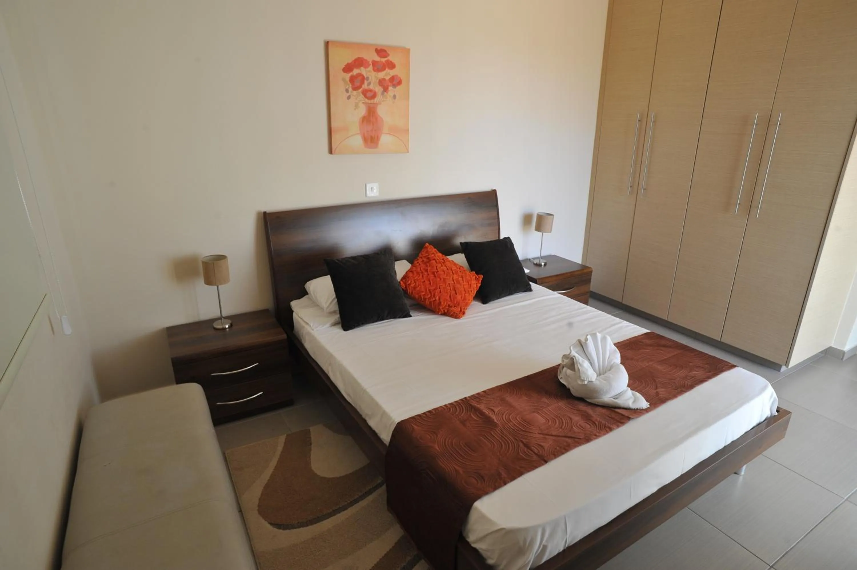 Bed in Aphrodite Sands