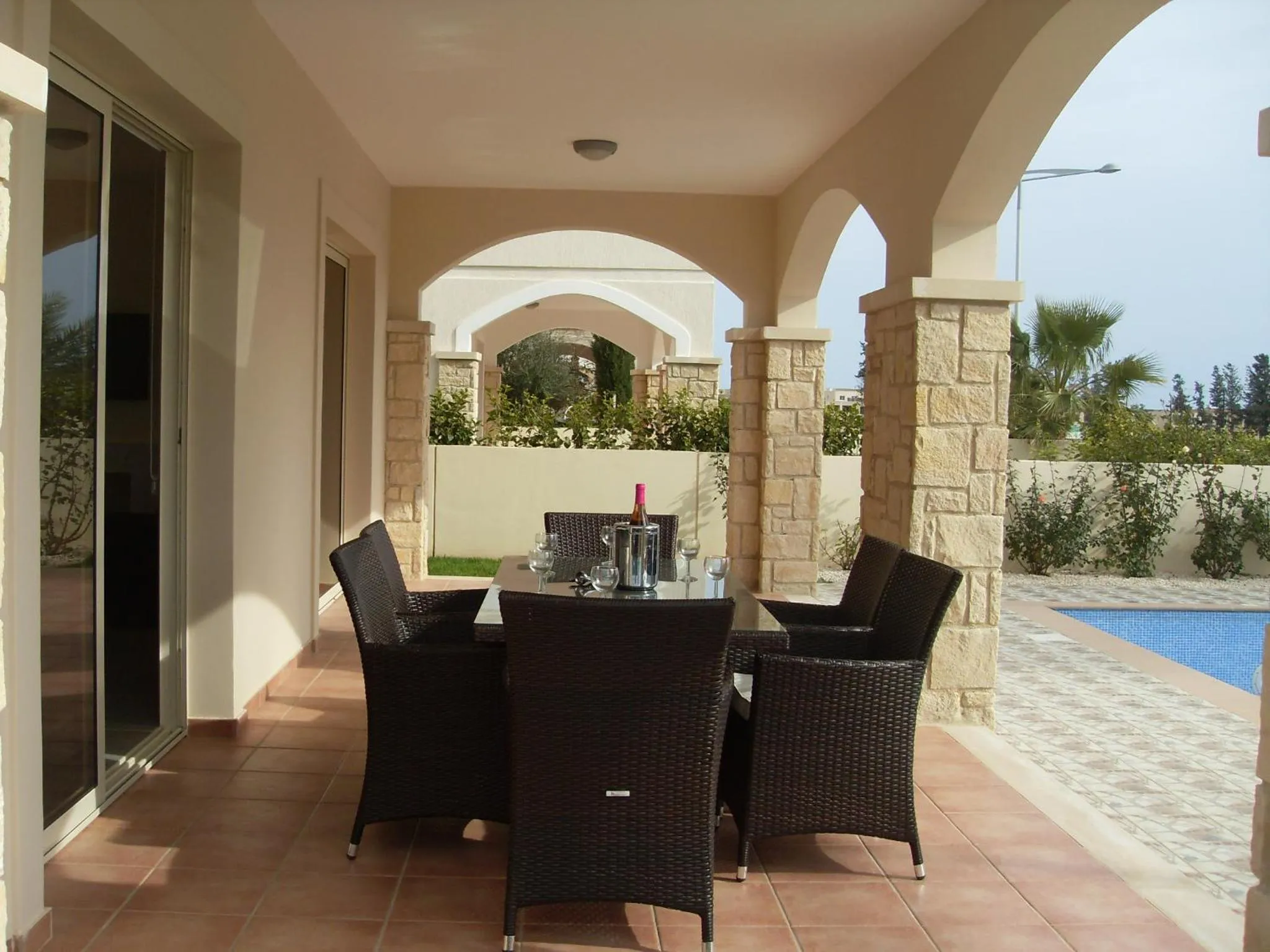 Patio in Aphrodite Sands