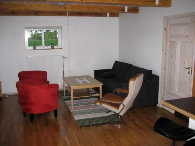 Living room in Gårdsboende
