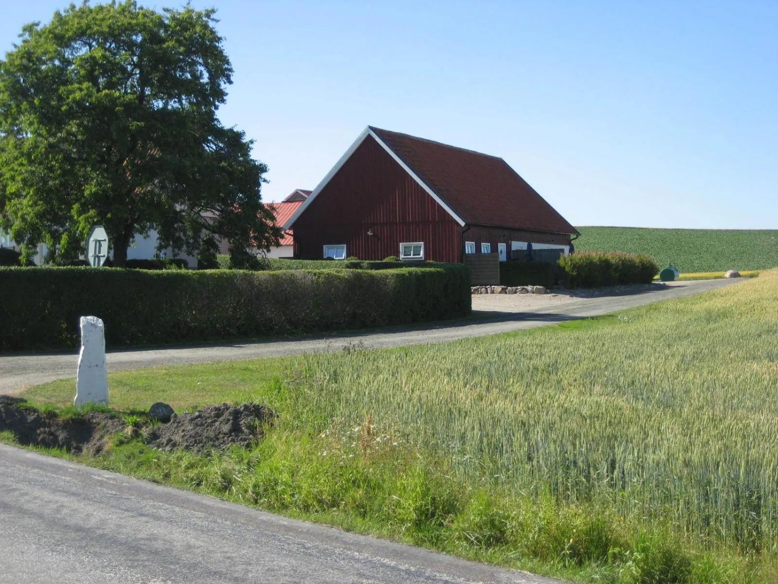 Facade/entrance in Gårdsboende