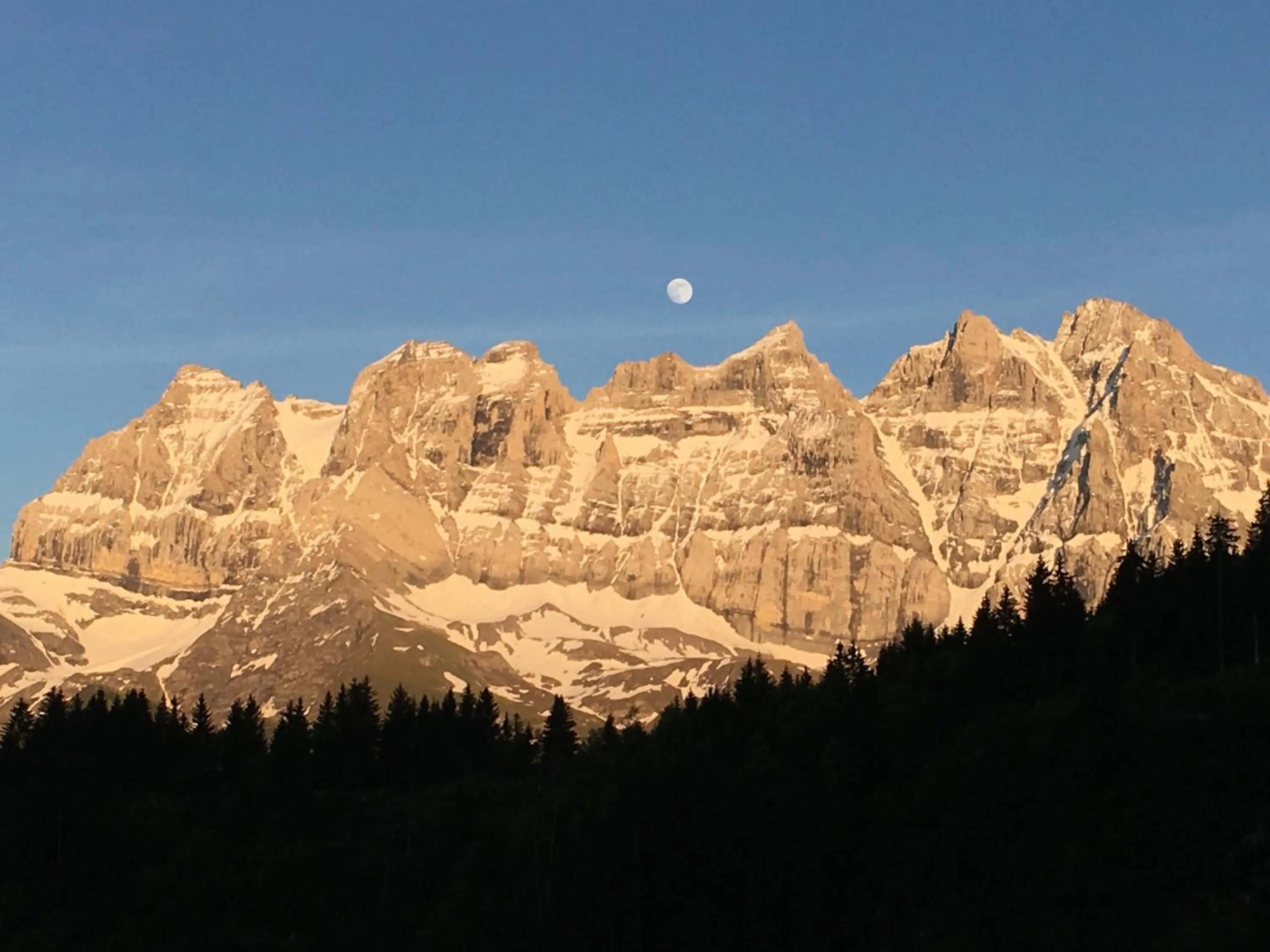 Mountain view in Champoussin Lodge