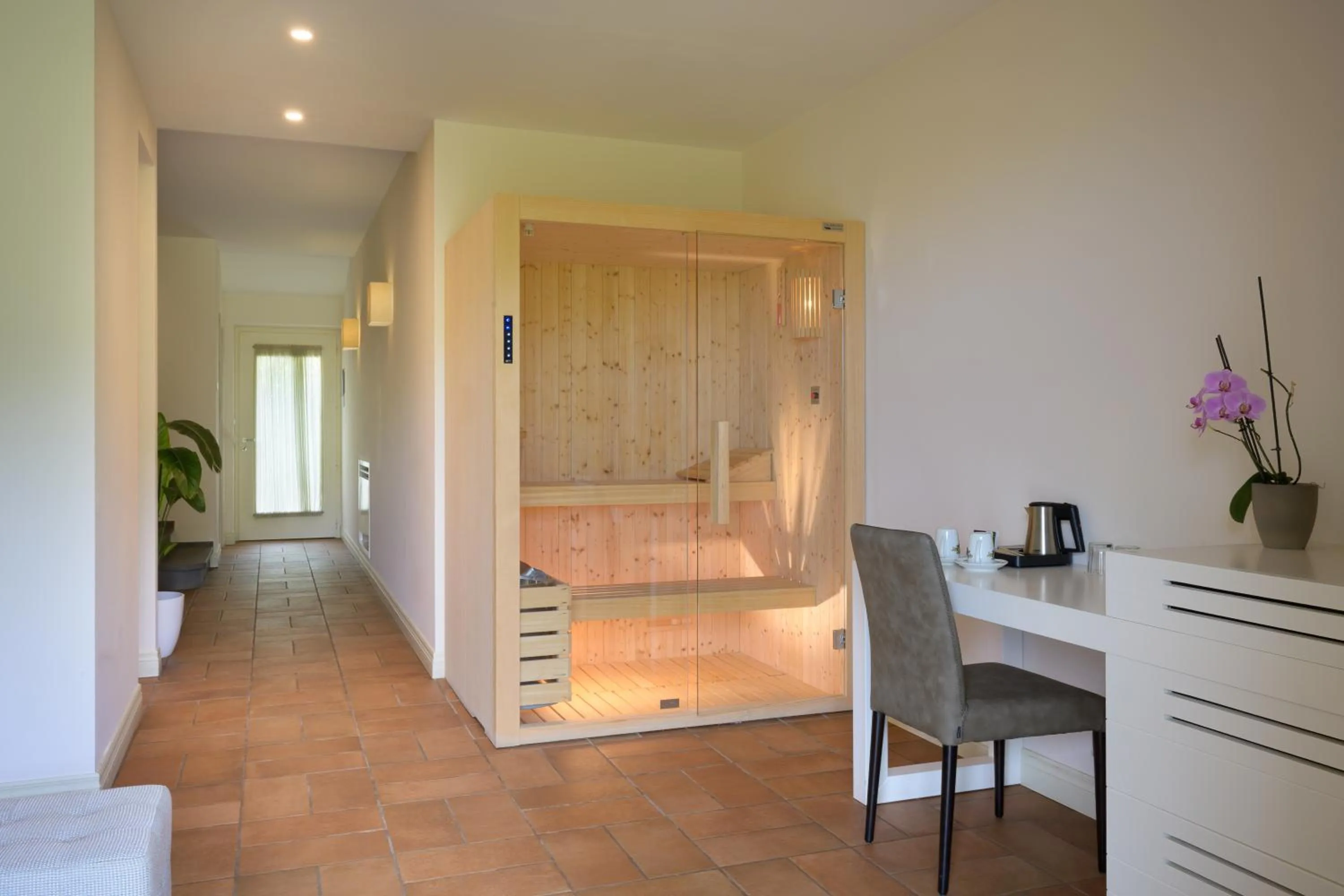 Sauna in Altarocca Wine Resort Adults Only