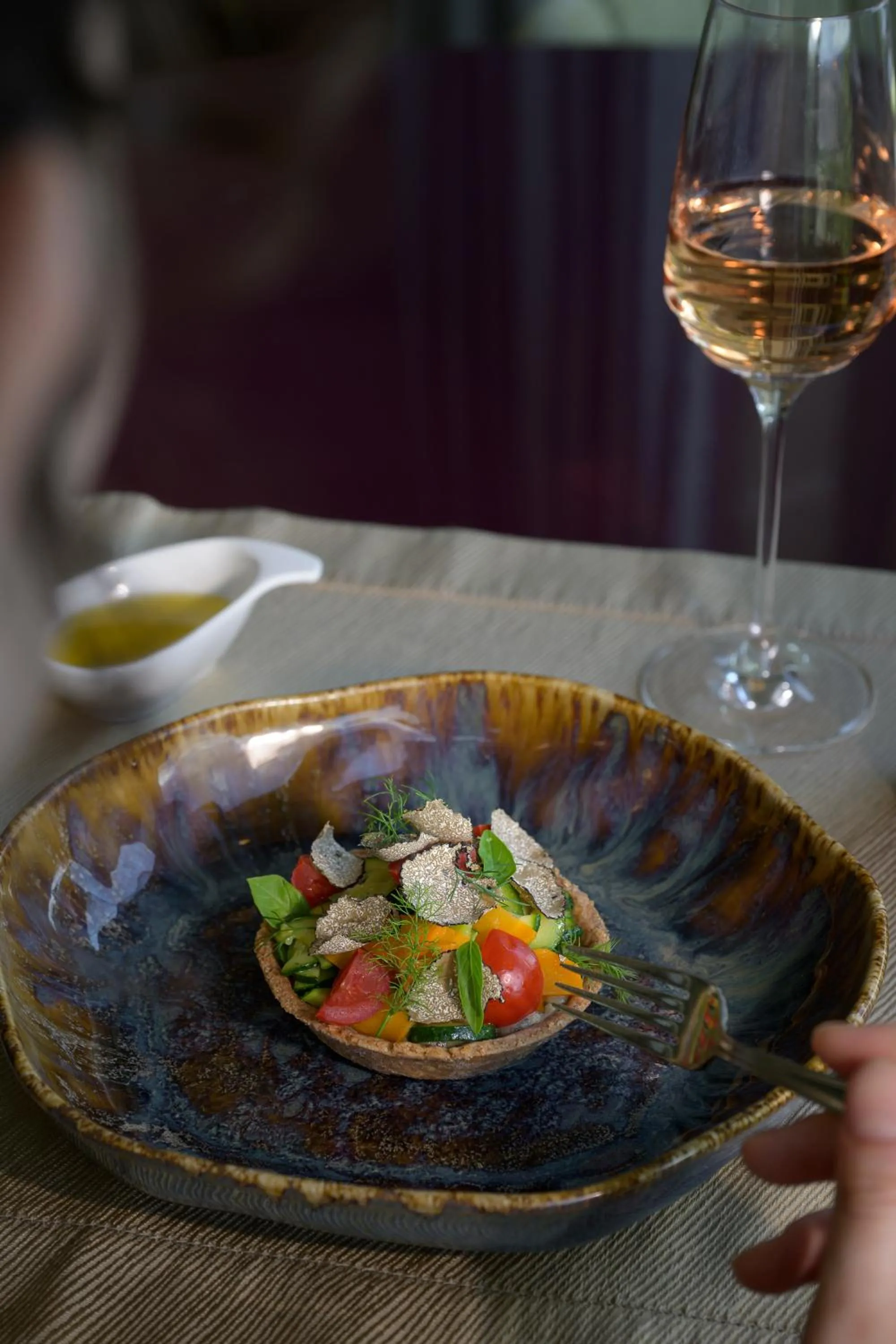 Food close-up in Altarocca Wine Resort Adults Only