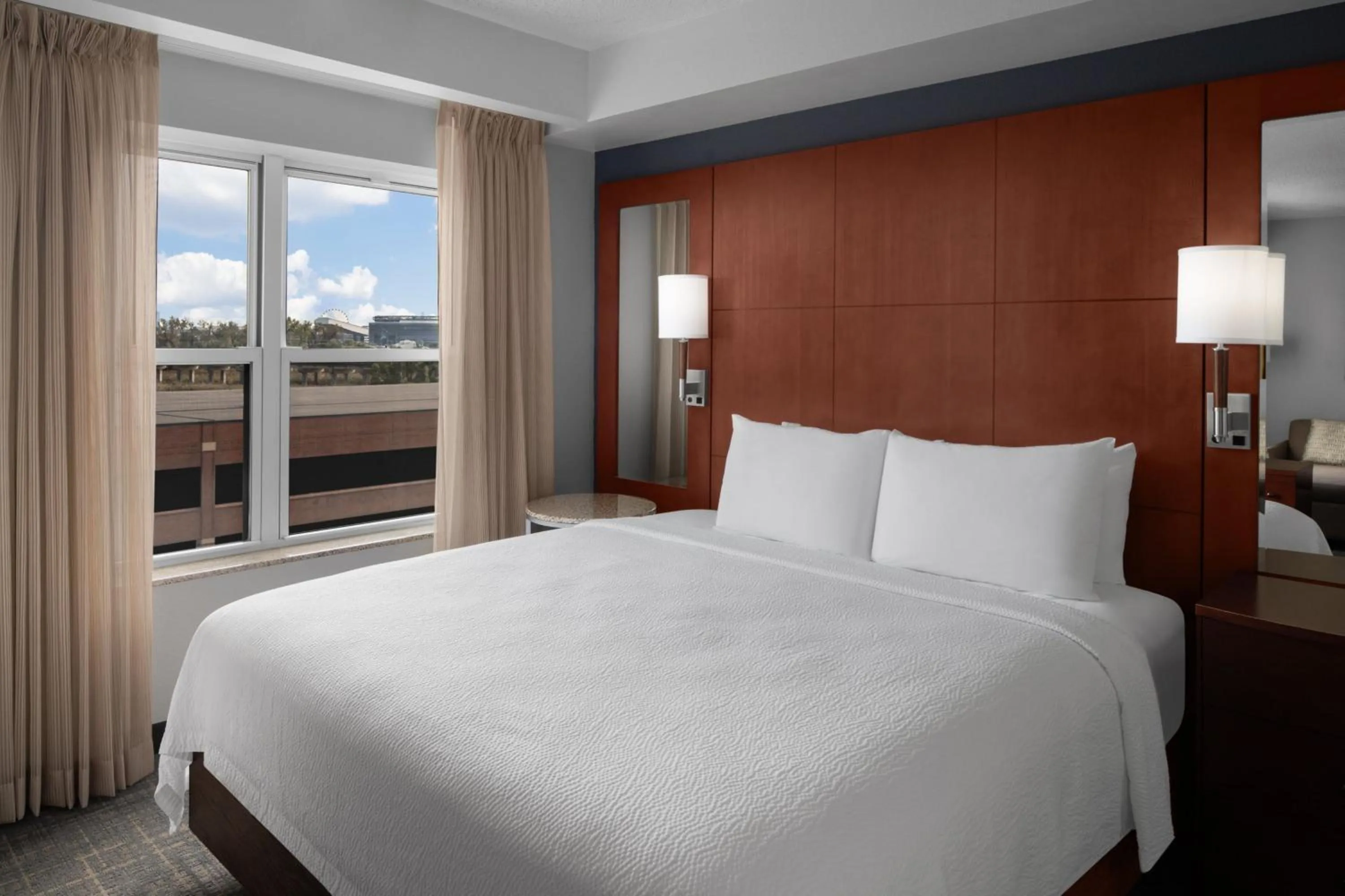 Photo of the whole room, Bed in Residence Inn East Rutherford Meadowlands