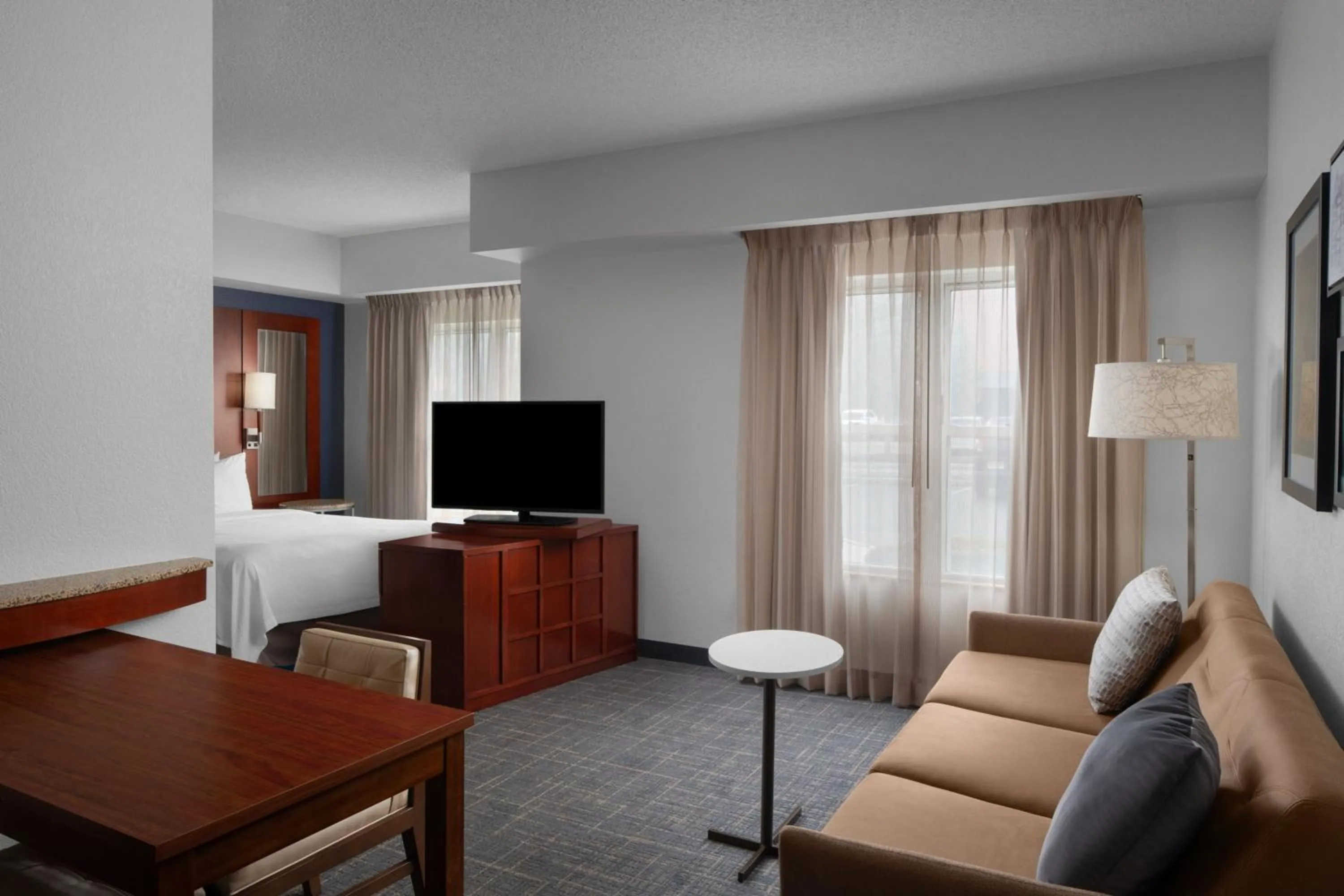 Photo of the whole room, Bed in Residence Inn East Rutherford Meadowlands