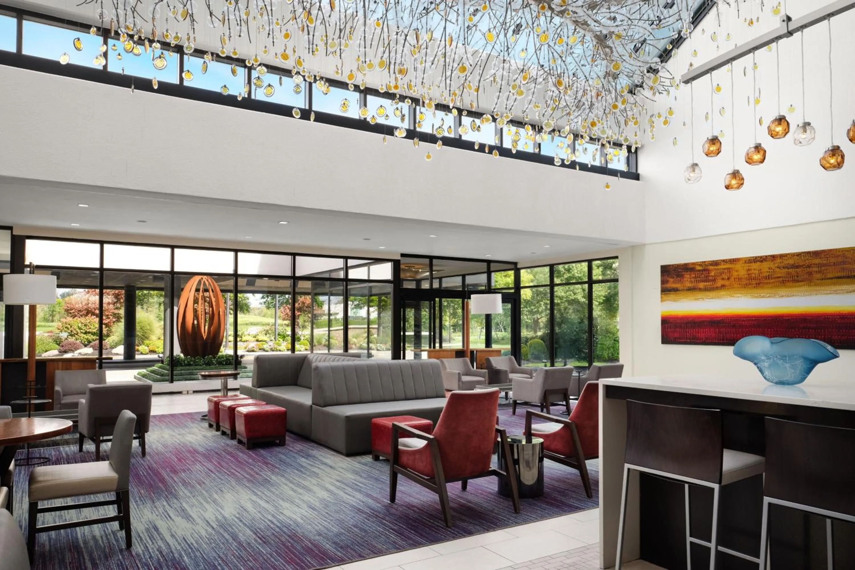 Lobby or reception in Hanover Marriott