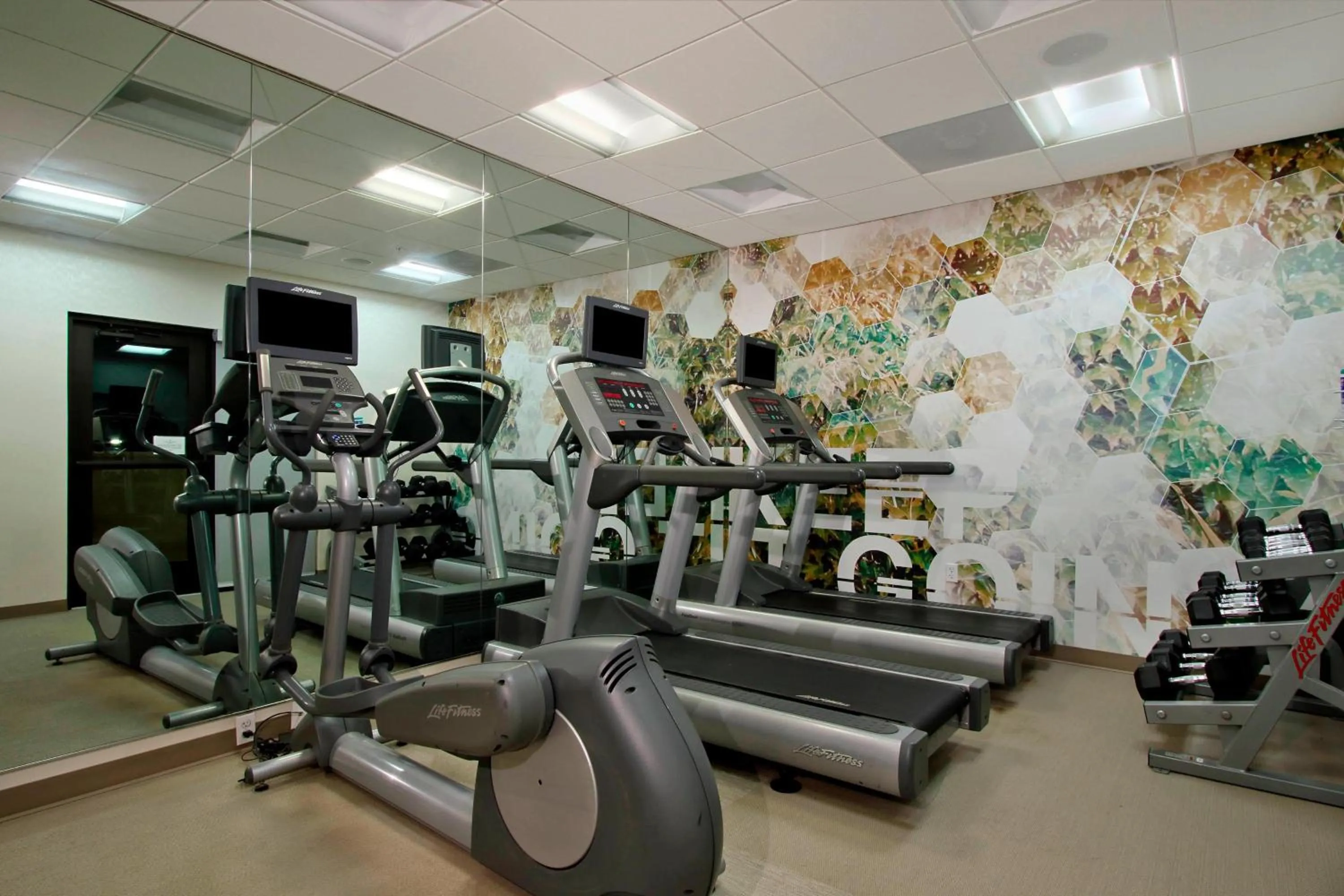 Fitness centre/facilities in SpringHill Suites by Marriott Madera