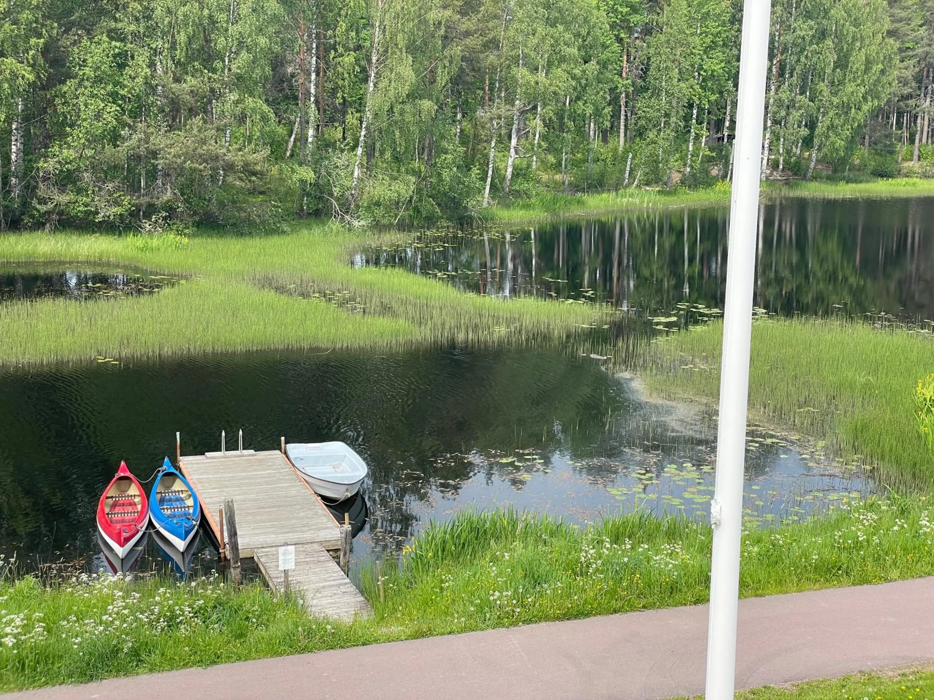 Natural landscape in Hotell Strandvillan Orsa