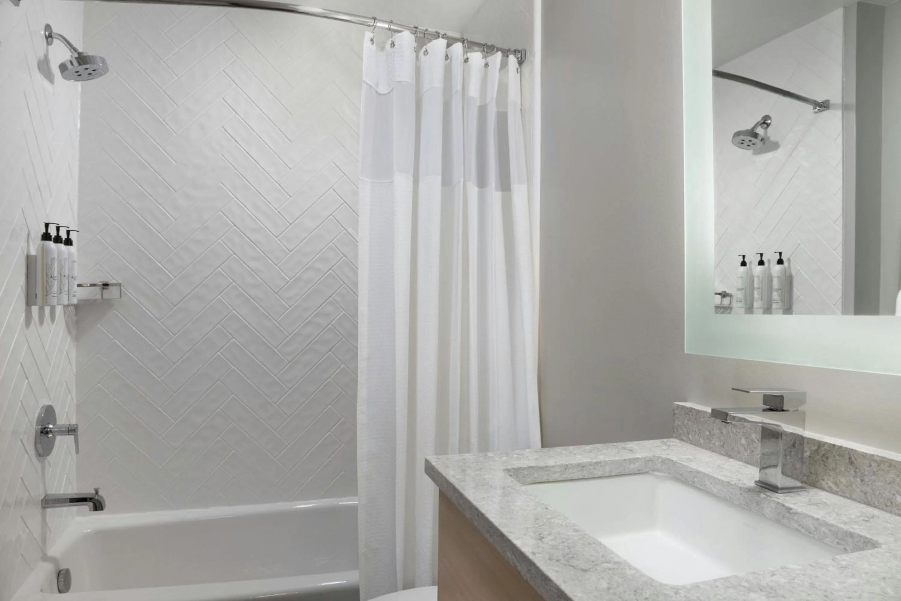 Bathroom in TownePlace Suites Fort Lauderdale West
