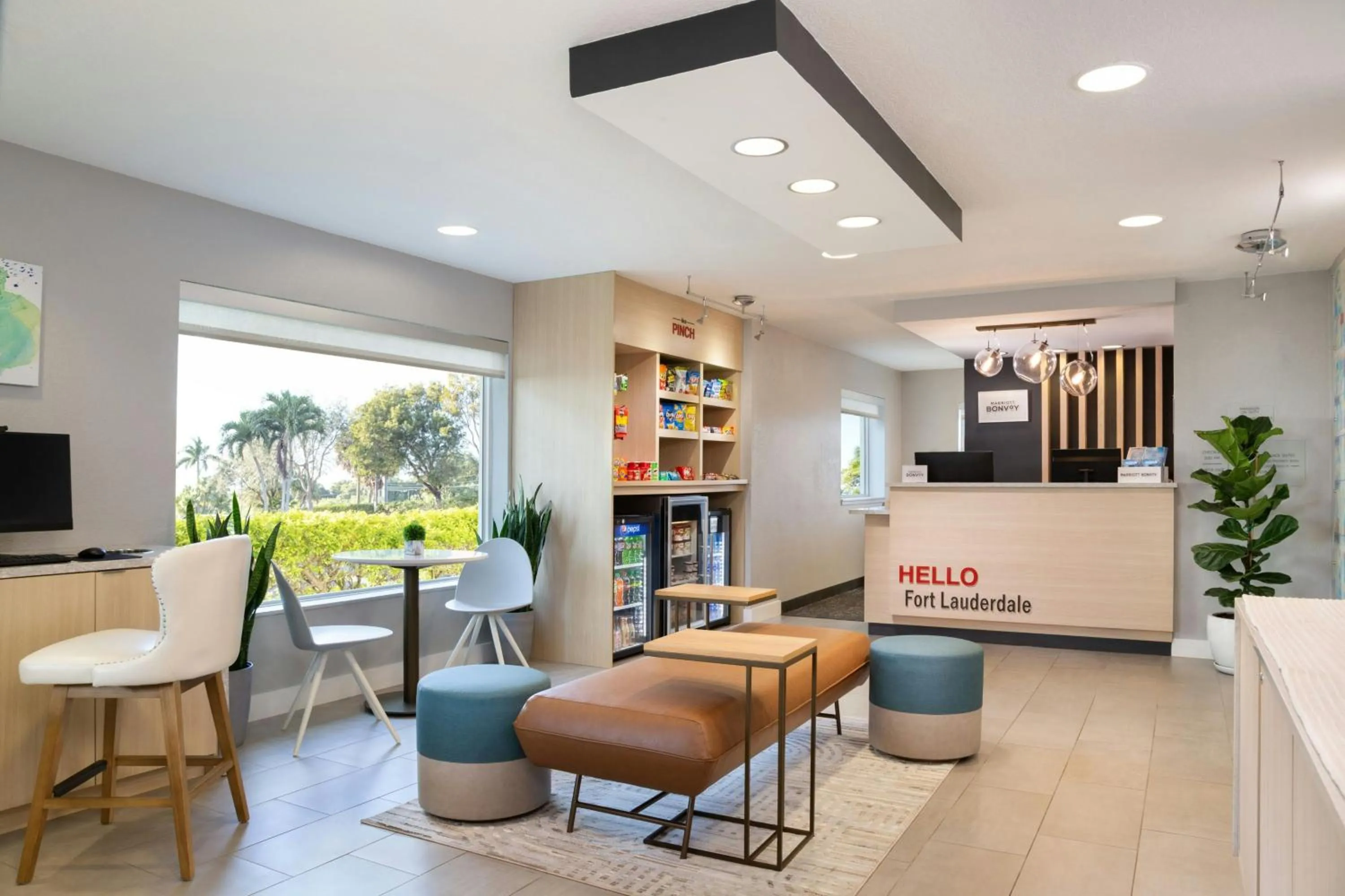 Lobby or reception in TownePlace Suites Fort Lauderdale West