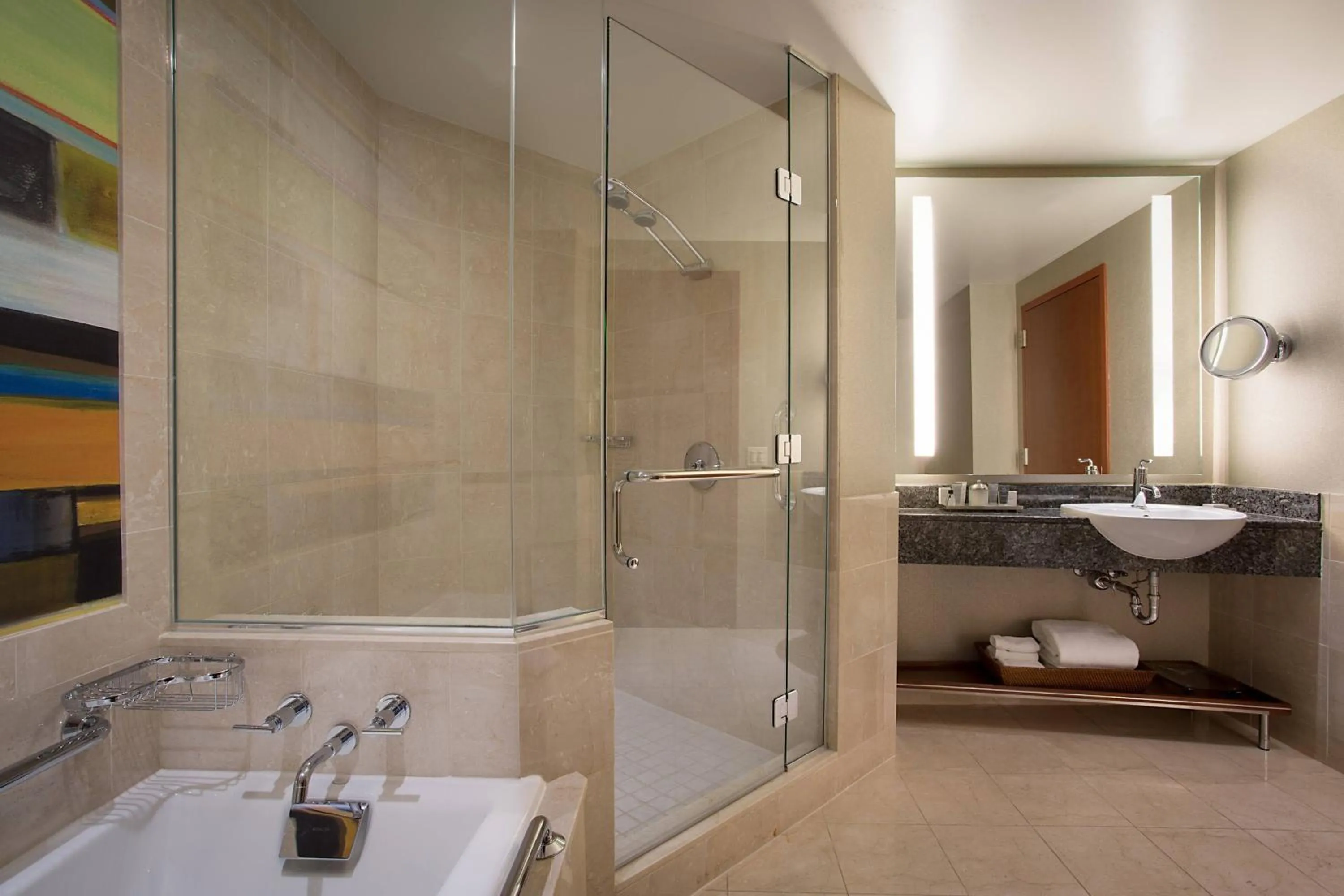 Bathroom in JW Marriott Grand Rapids