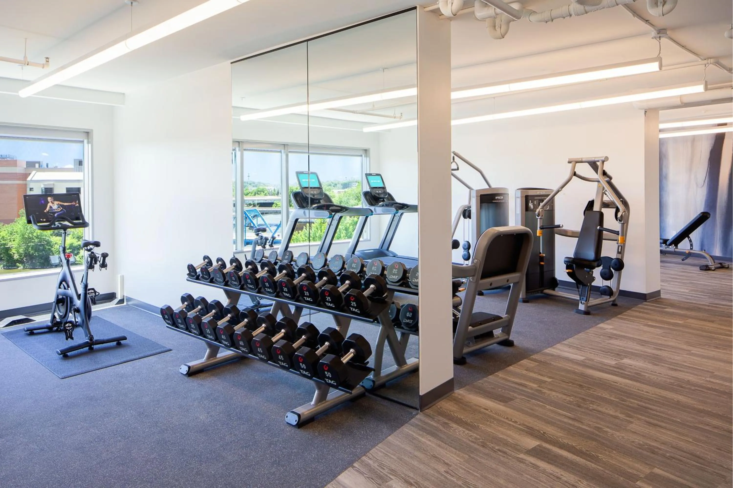 Fitness centre/facilities in JW Marriott Grand Rapids