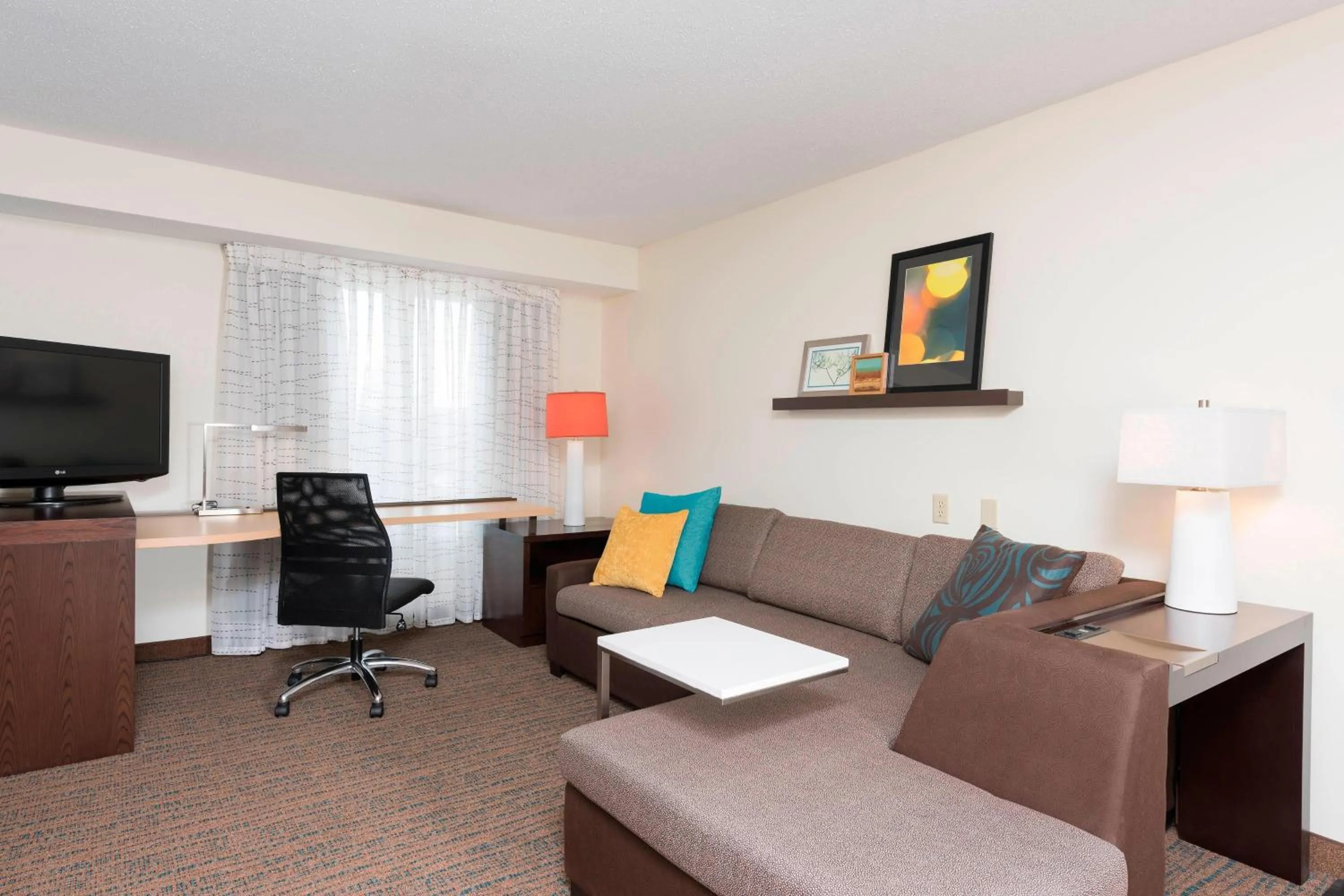 Living room in Residence Inn by Marriott Grand Rapids West