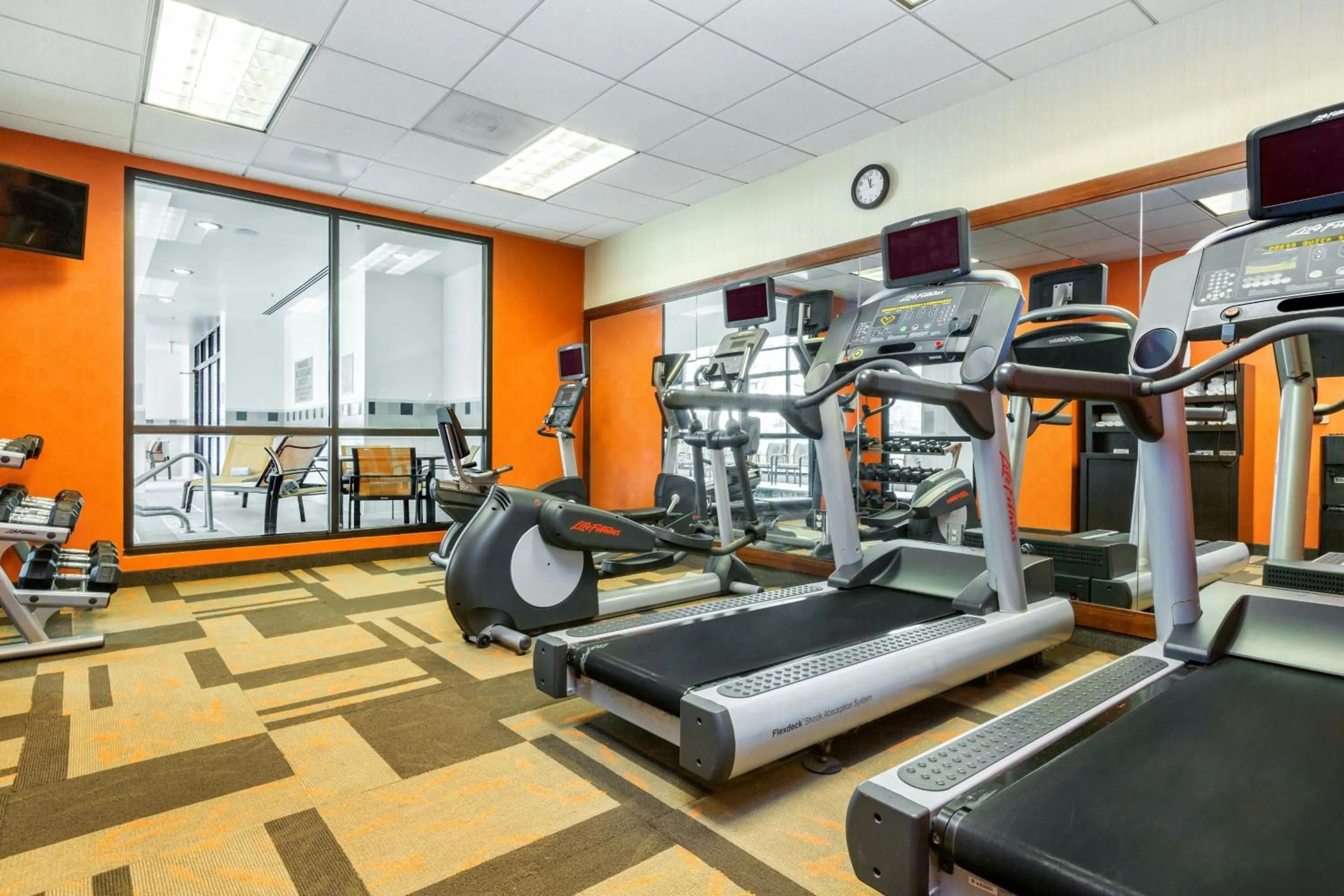 Fitness centre/facilities in Courtyard by Marriott Houston Galleria