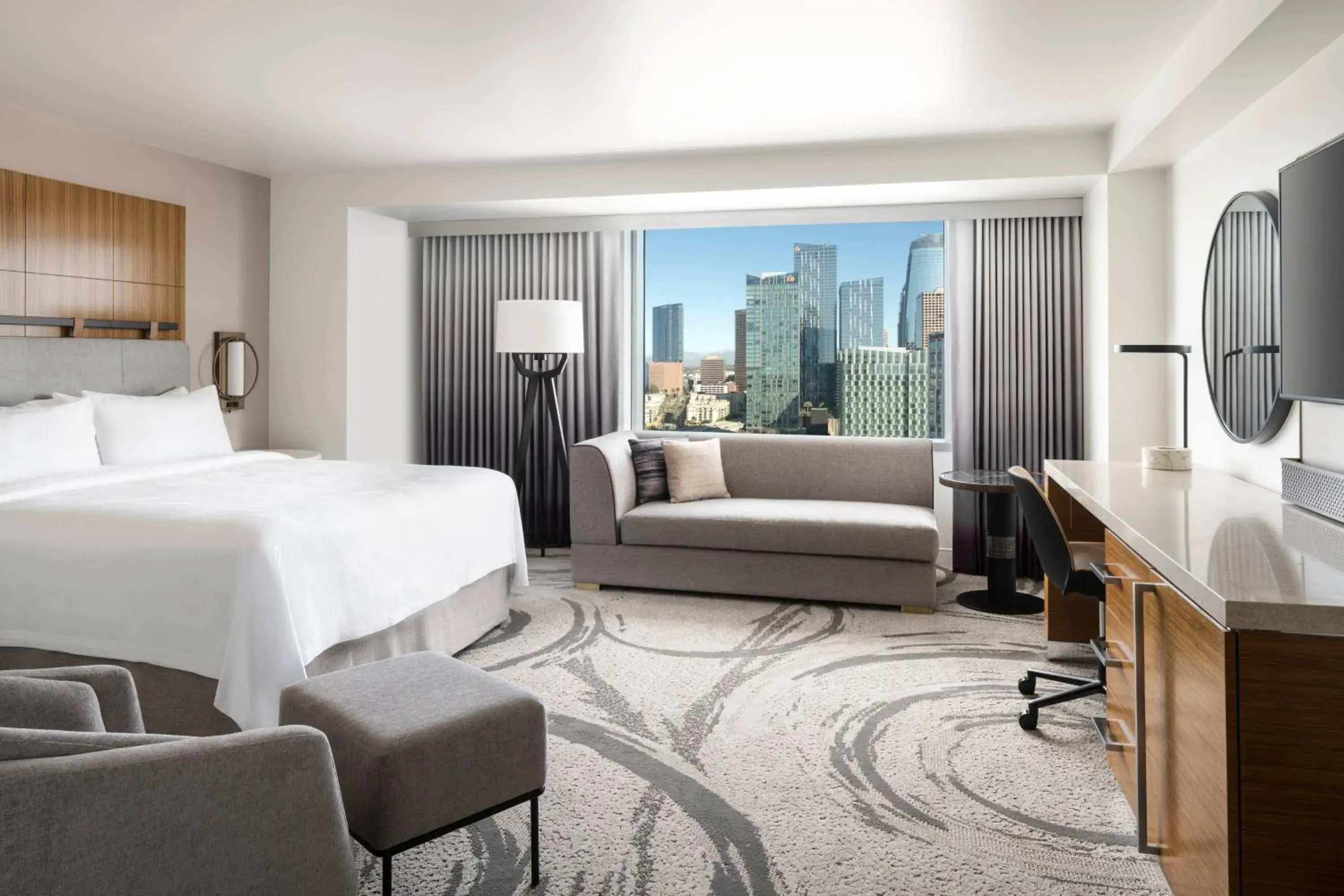 Deluxe King Room with City View in JW Marriott Los Angeles L.A. LIVE Deluxe King Room with City View in JW Marriott Los Angeles L.A. LIVE