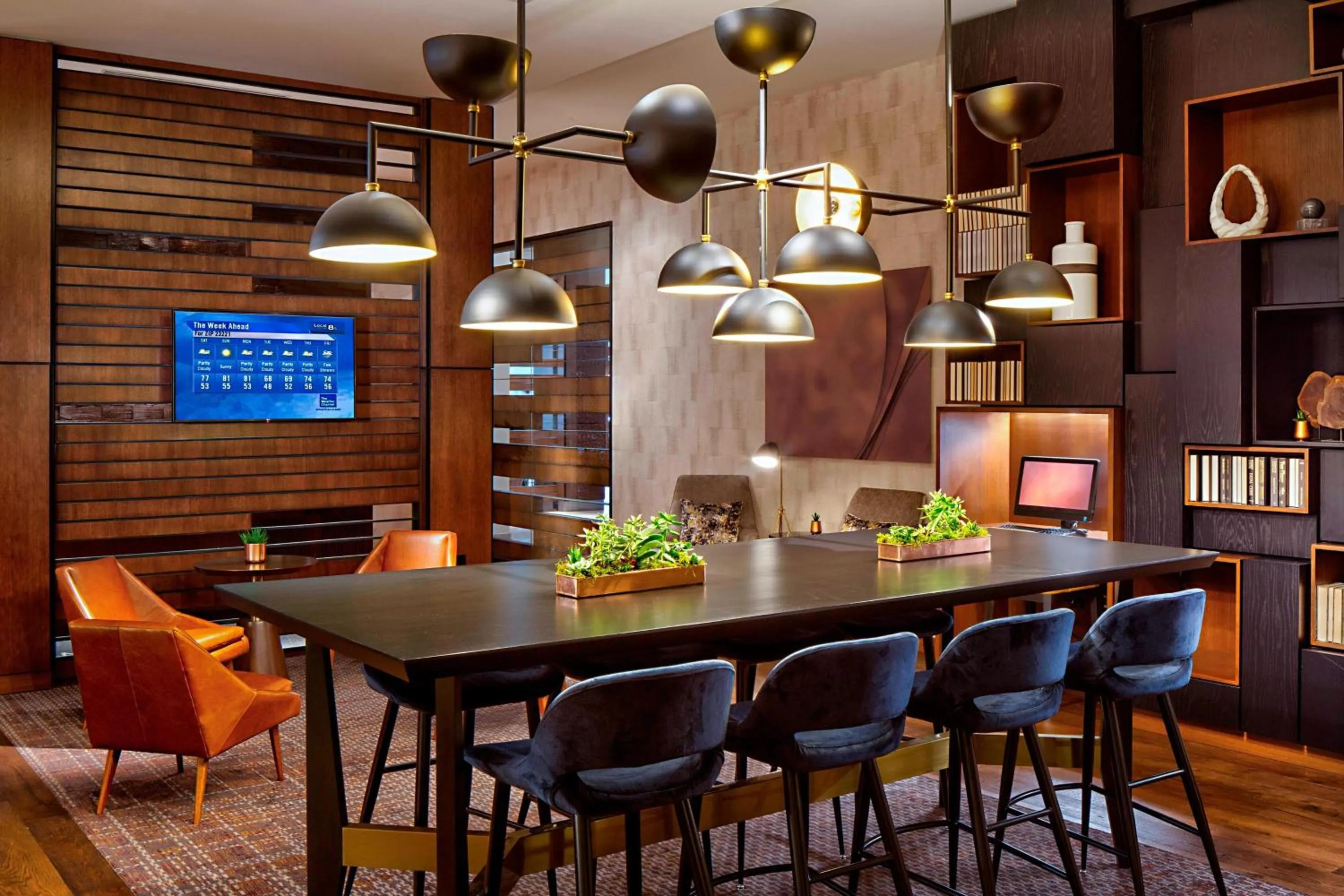 Lounge or bar in Indianapolis Marriott Downtown