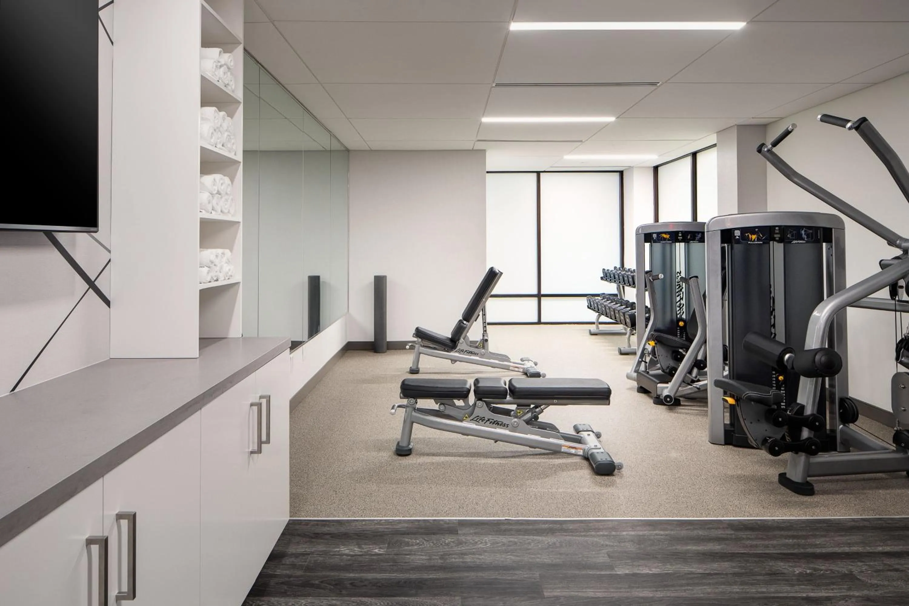 Fitness centre/facilities in Houston Marriott South at Hobby Airport