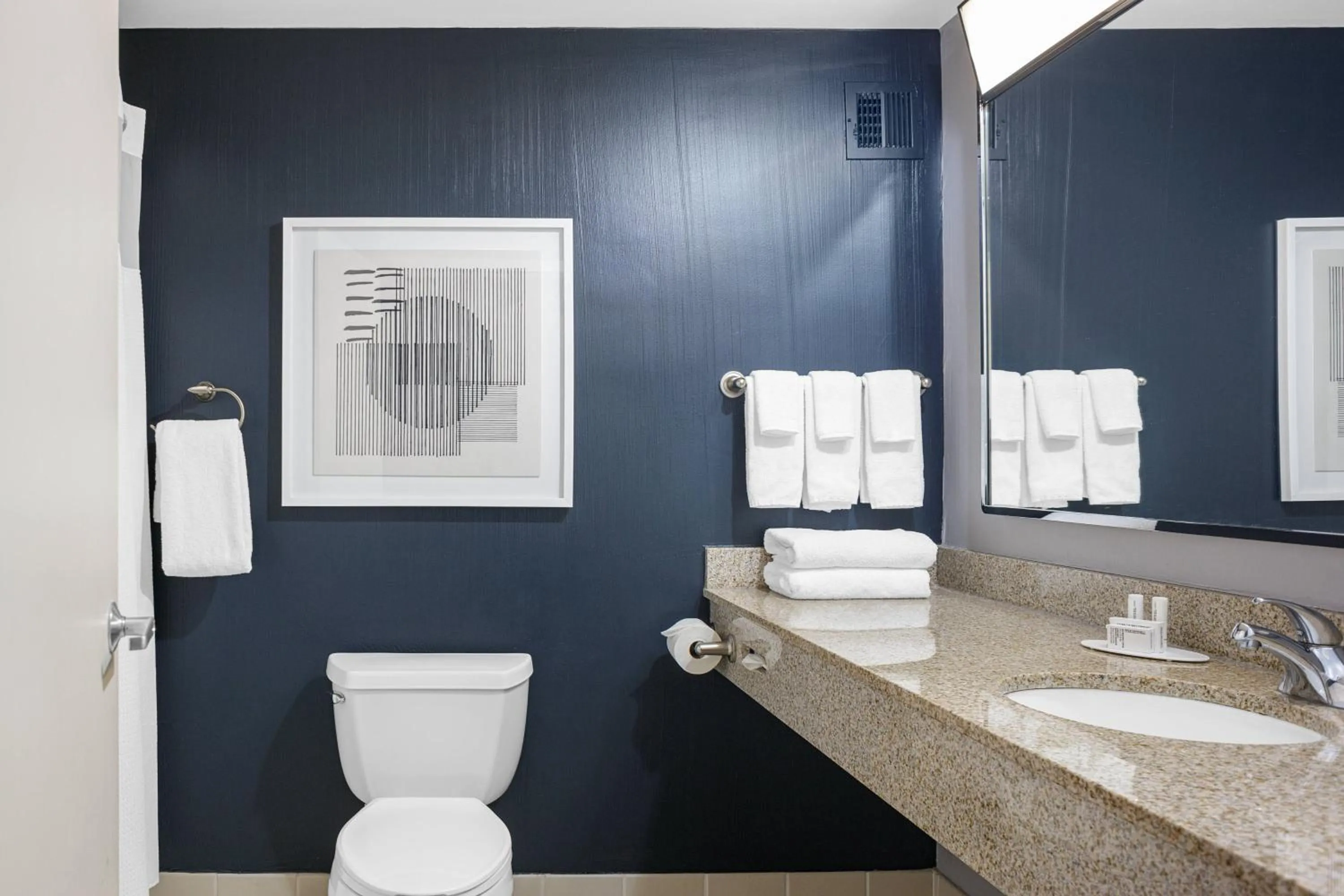 Bathroom in Courtyard Long Island MacArthur Airport