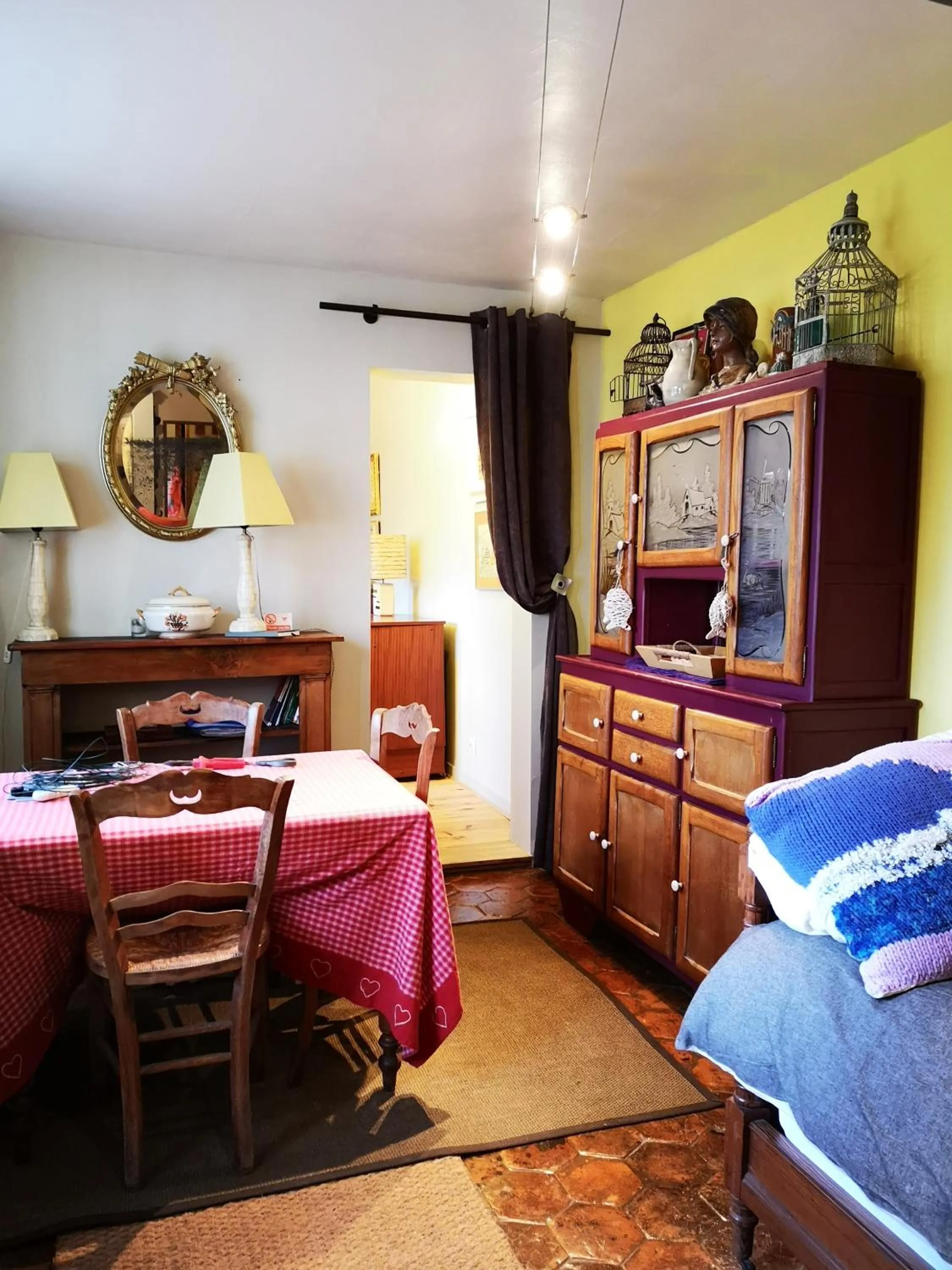 Bed in Villa le Cloky